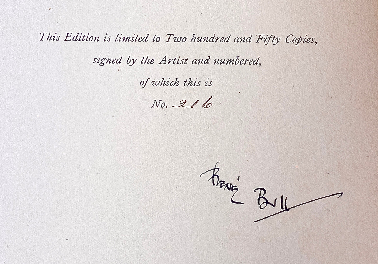 Rubáiyát of Omar Khayyám – Illustrated by René Bull – Signed Limited Edition (No. 216 of 250 Copies)