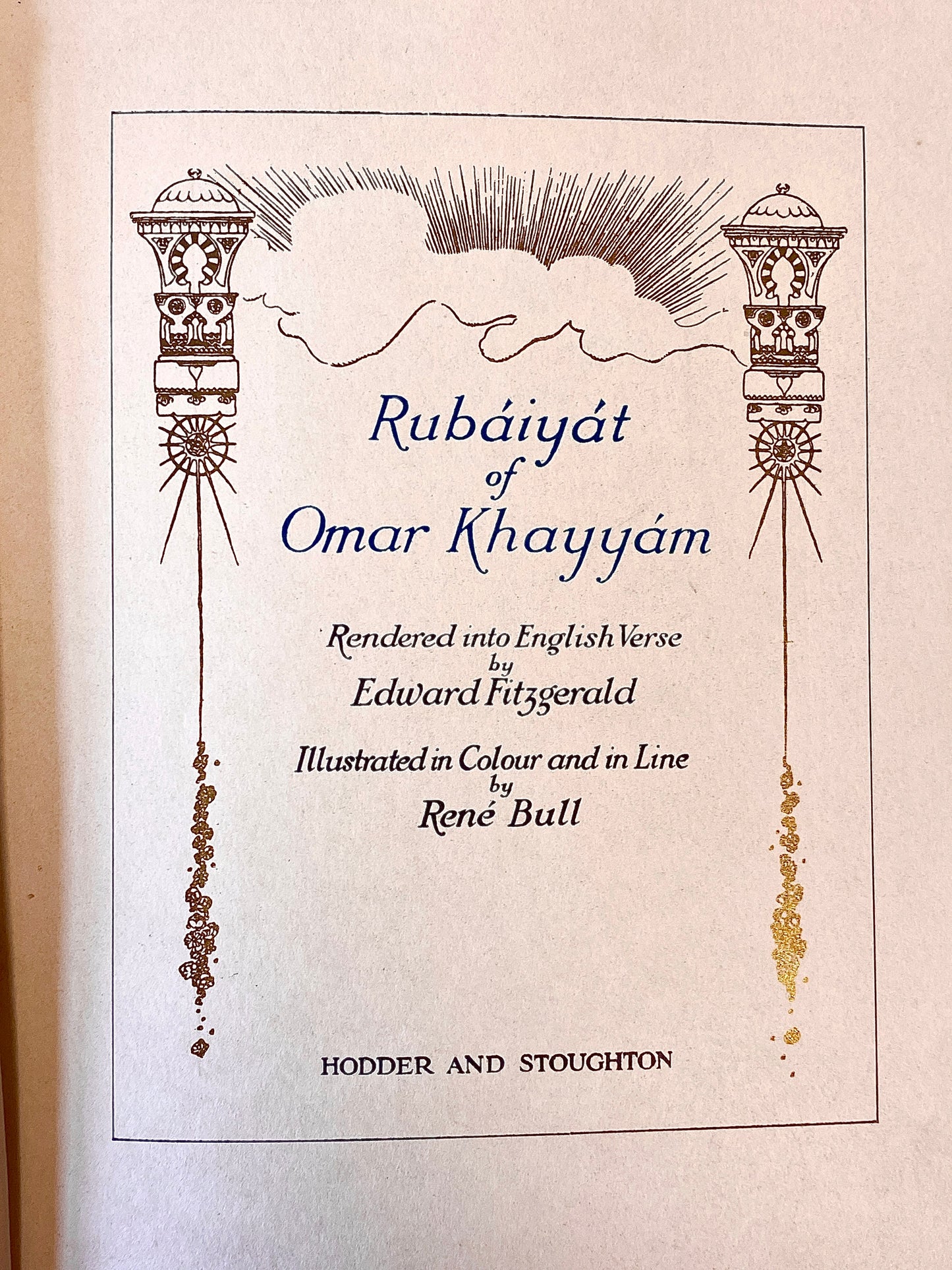 Rubáiyát of Omar Khayyám – Illustrated by René Bull – Signed Limited Edition (No. 216 of 250 Copies)