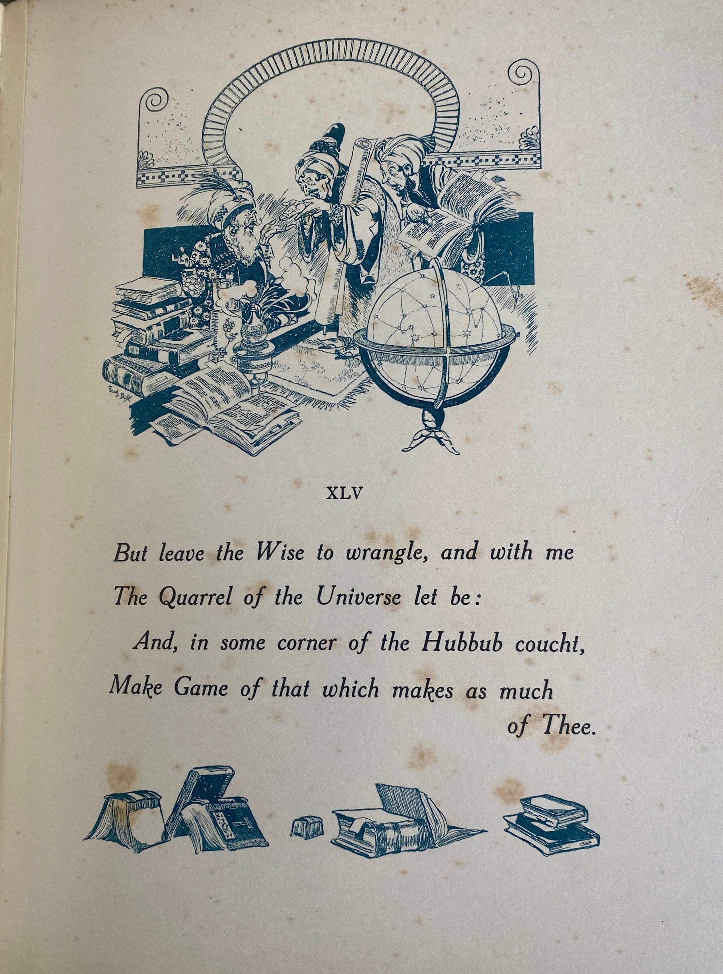 Rubáiyát of Omar Khayyám – Illustrated by René Bull – Signed Limited Edition (No. 216 of 250 Copies)