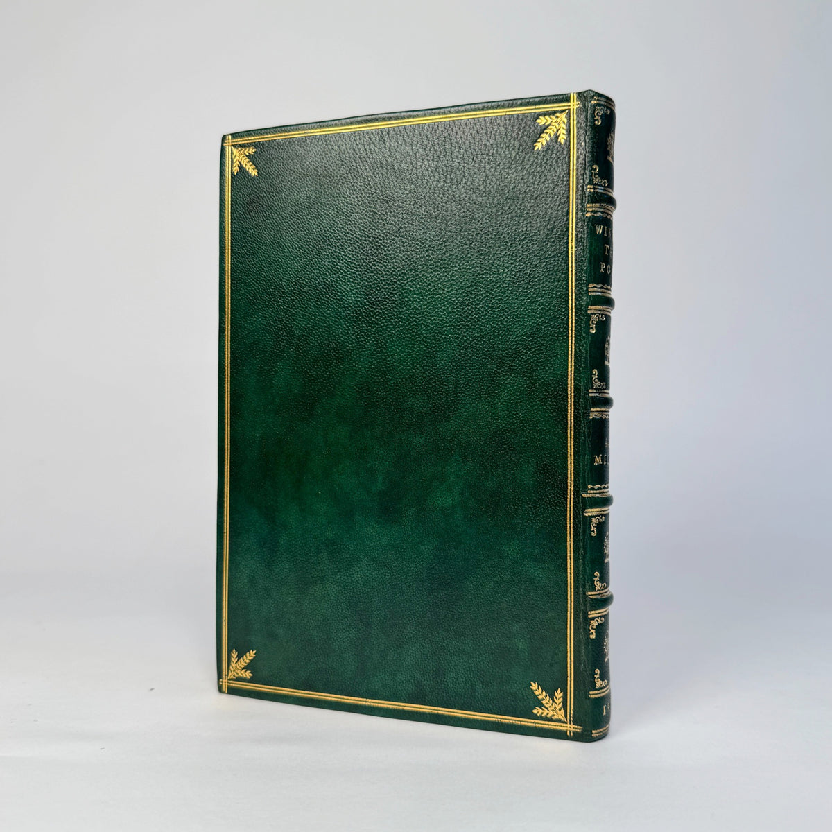 Winnie-the-Pooh by A. A. Milne - Richly Gilt Green Morocco Binding
