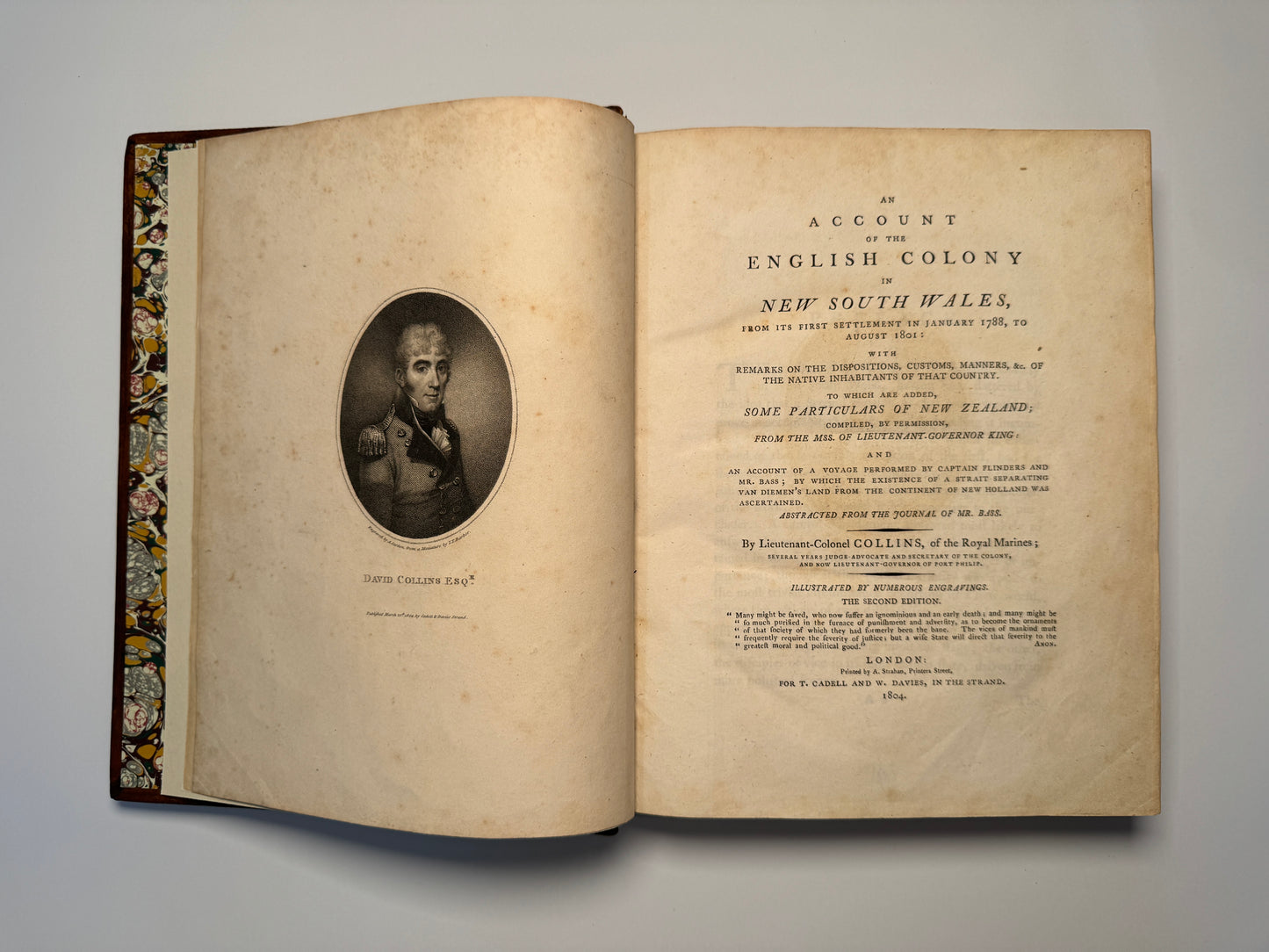 An Account of the English Colony in New South Wales | 1798 - 1804, first edition of the earliest historical account of Australian settlement