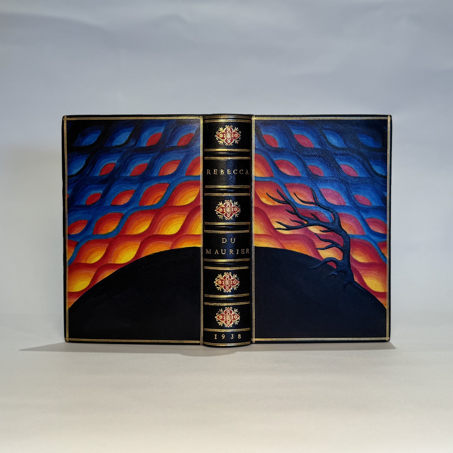 Daphne du Maurier - Rebecca, 1938 - First Edition, First Impression - Manderley-Inspired Painted Morocco Binding