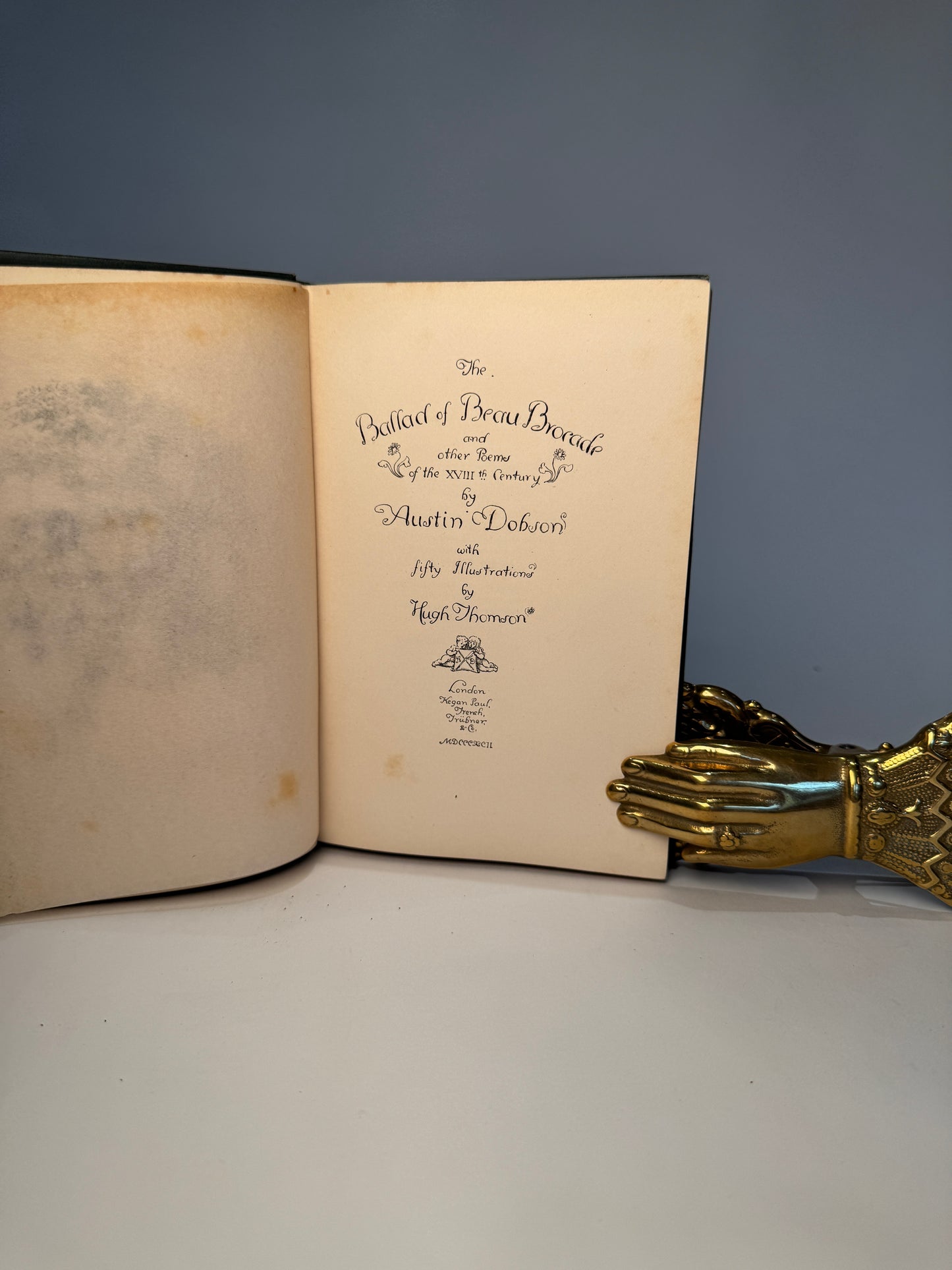 Austin Dobson's "The Ballad of Beau Brocade" (1892, 3rd Ed.) - Hugh Thomson Illustrations