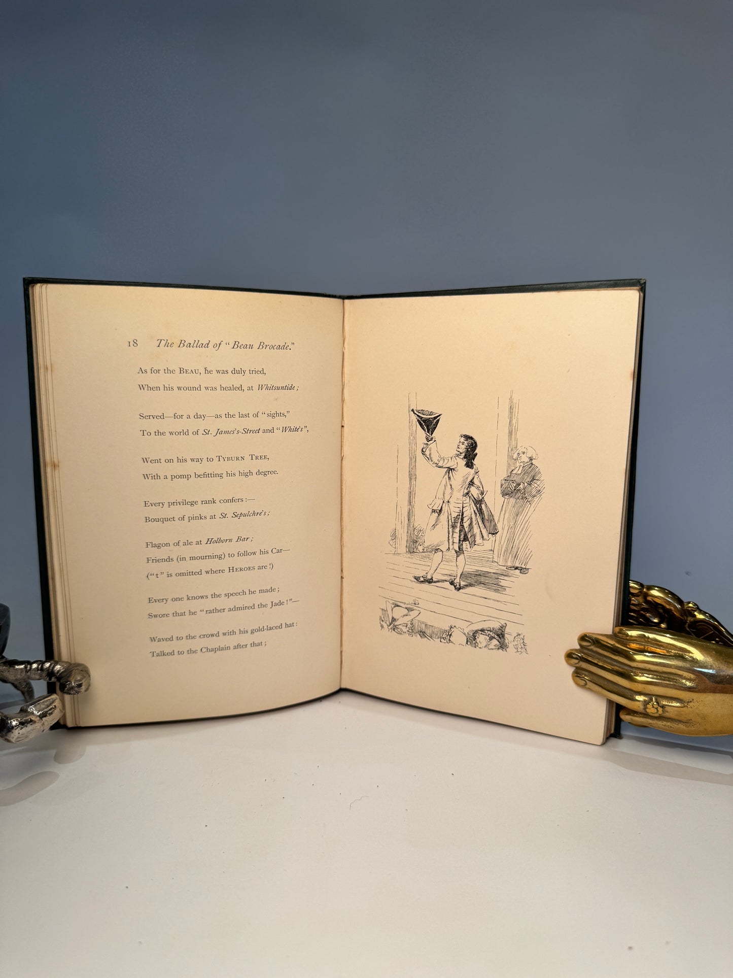 Austin Dobson's "The Ballad of Beau Brocade" (1892, 3rd Ed.) - Hugh Thomson Illustrations