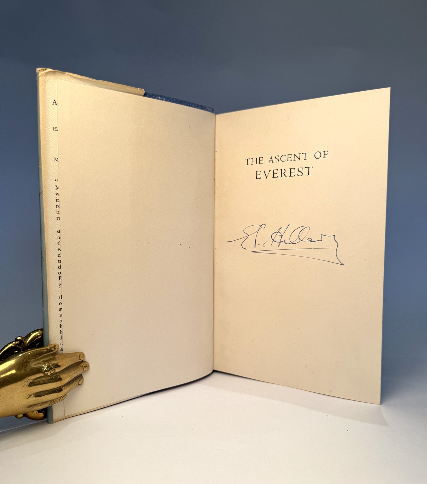 The Ascent of Everest - Signed by Sir Edmund Hillary