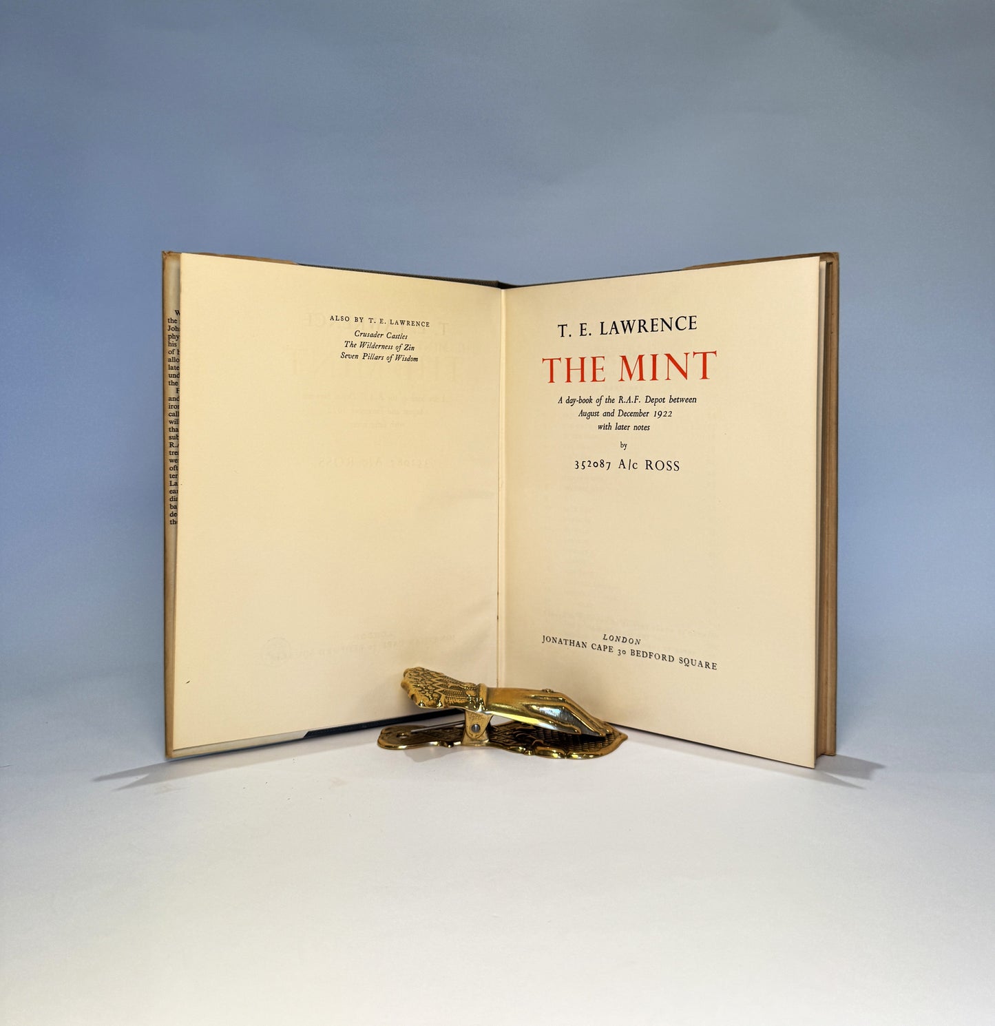 The Mint by T. E. Lawrence