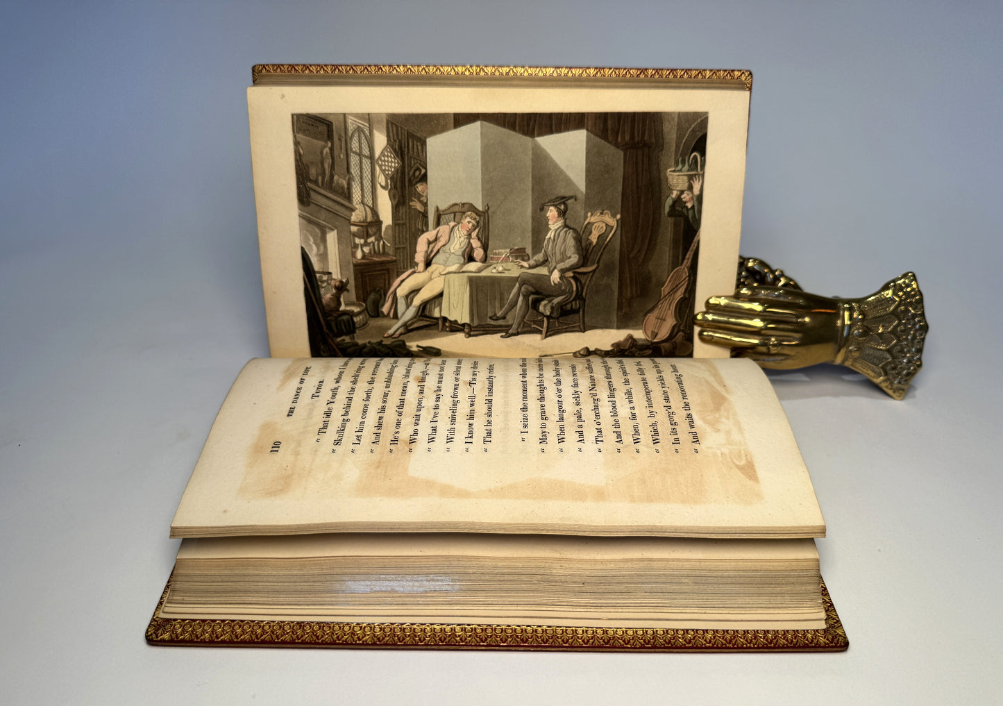 The Dance of Life, a Poem. Illustrated Thomas Rowlandson, Bound by Sangorski and Sutcliffe