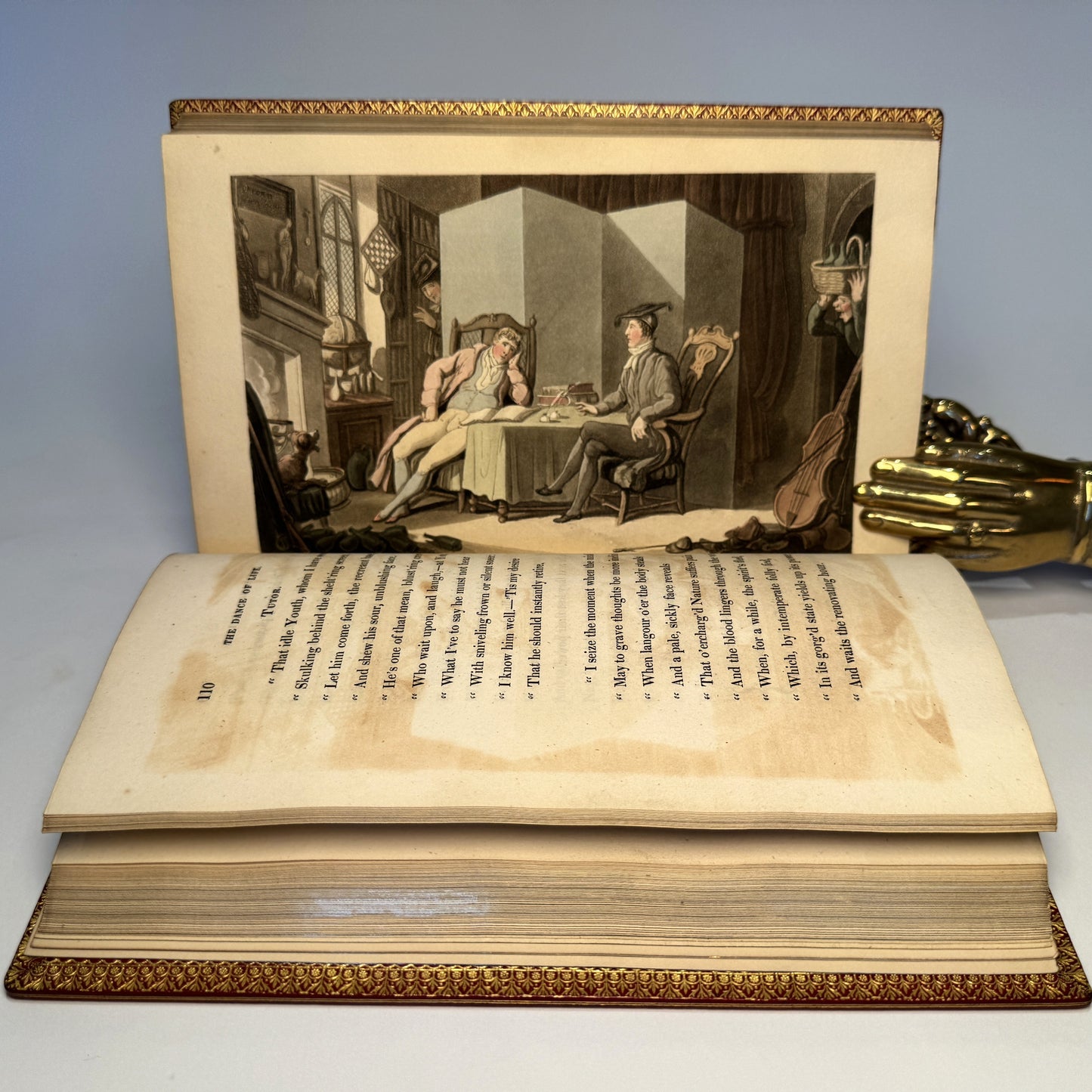 The Dance of Life, a Poem. Illustrated Thomas Rowlandson, Bound by Sangorski and Sutcliffe