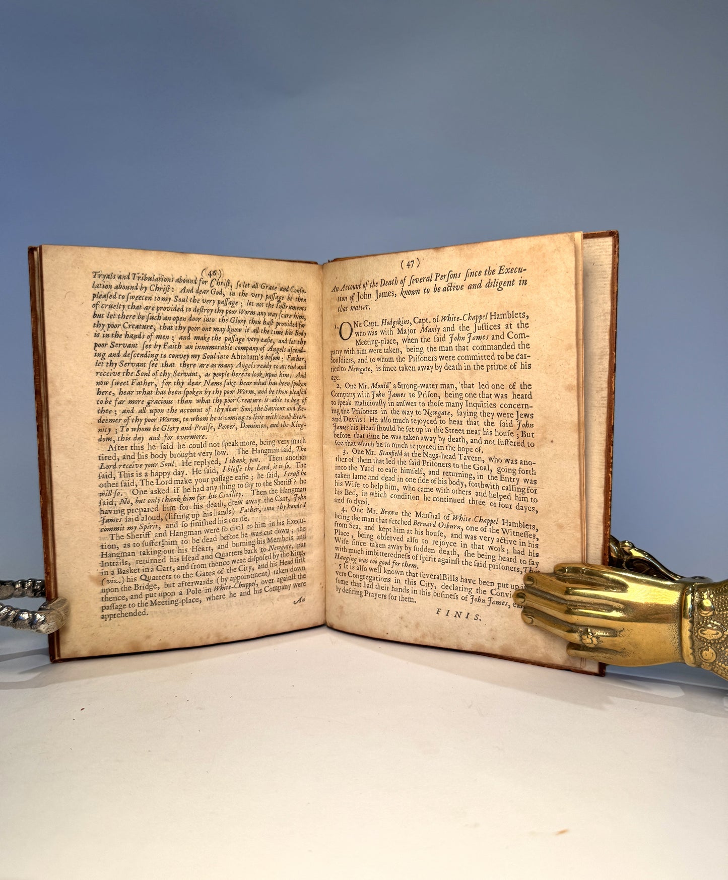A Narrative of the apprehending, commitment, arraignment, condemnation, and execution of John James, who suffered at Tiburne, Novemb. the 26th, 1661