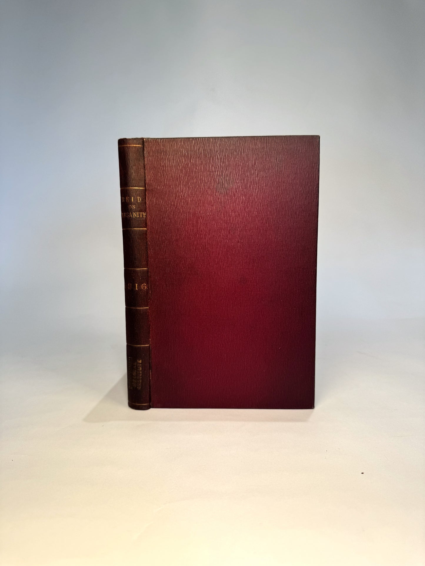 John Reid's 'Essays on Insanity, Hypochondriasis, and other Nervous Affections' 1816