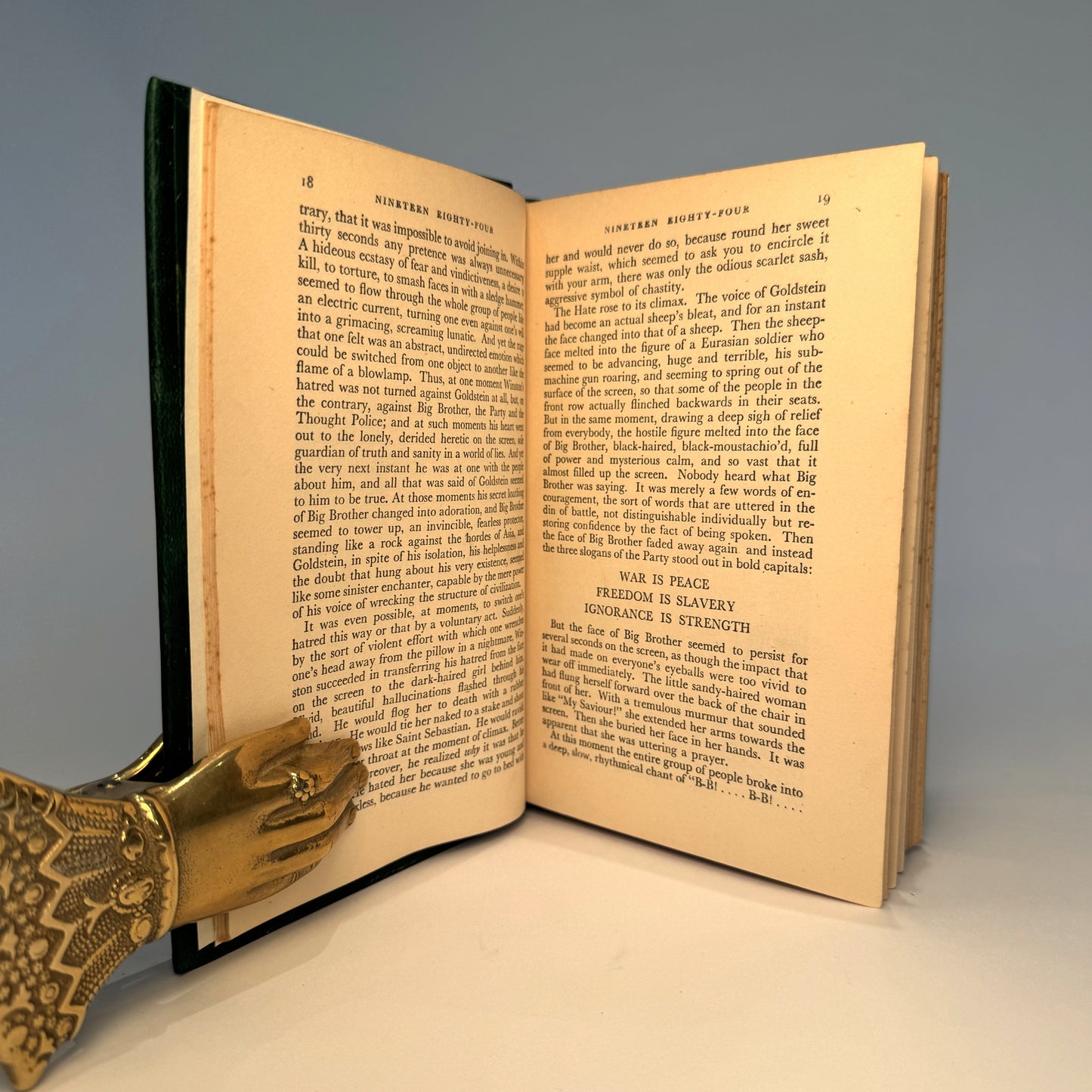 George Orwell - Nineteen Eighty-Four, 1949 - First Edition, First Impression - Bespoke Royal Green Morocco Design Binding