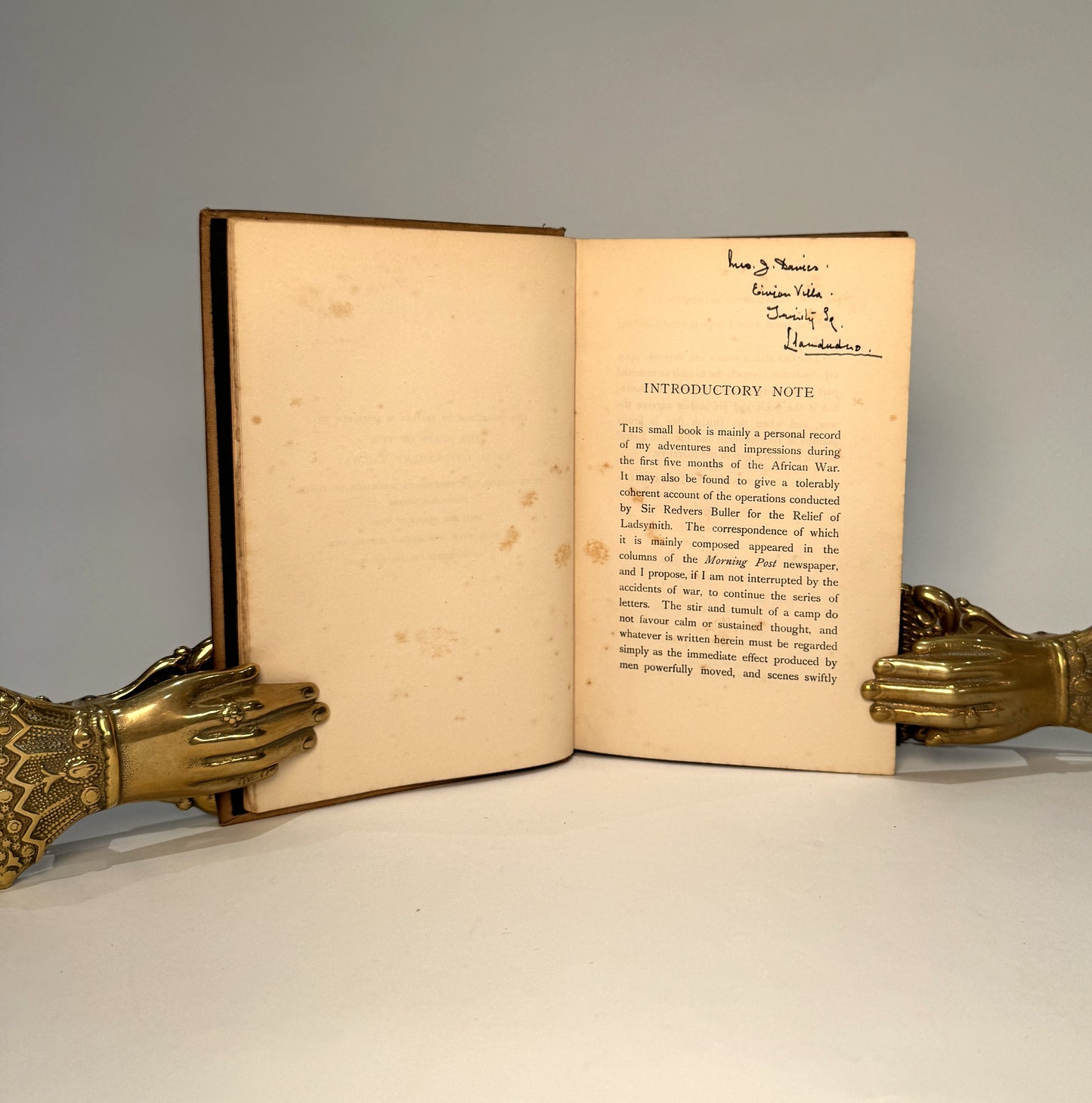 London to Ladysmith via Pretoria by Winston S. Churchill