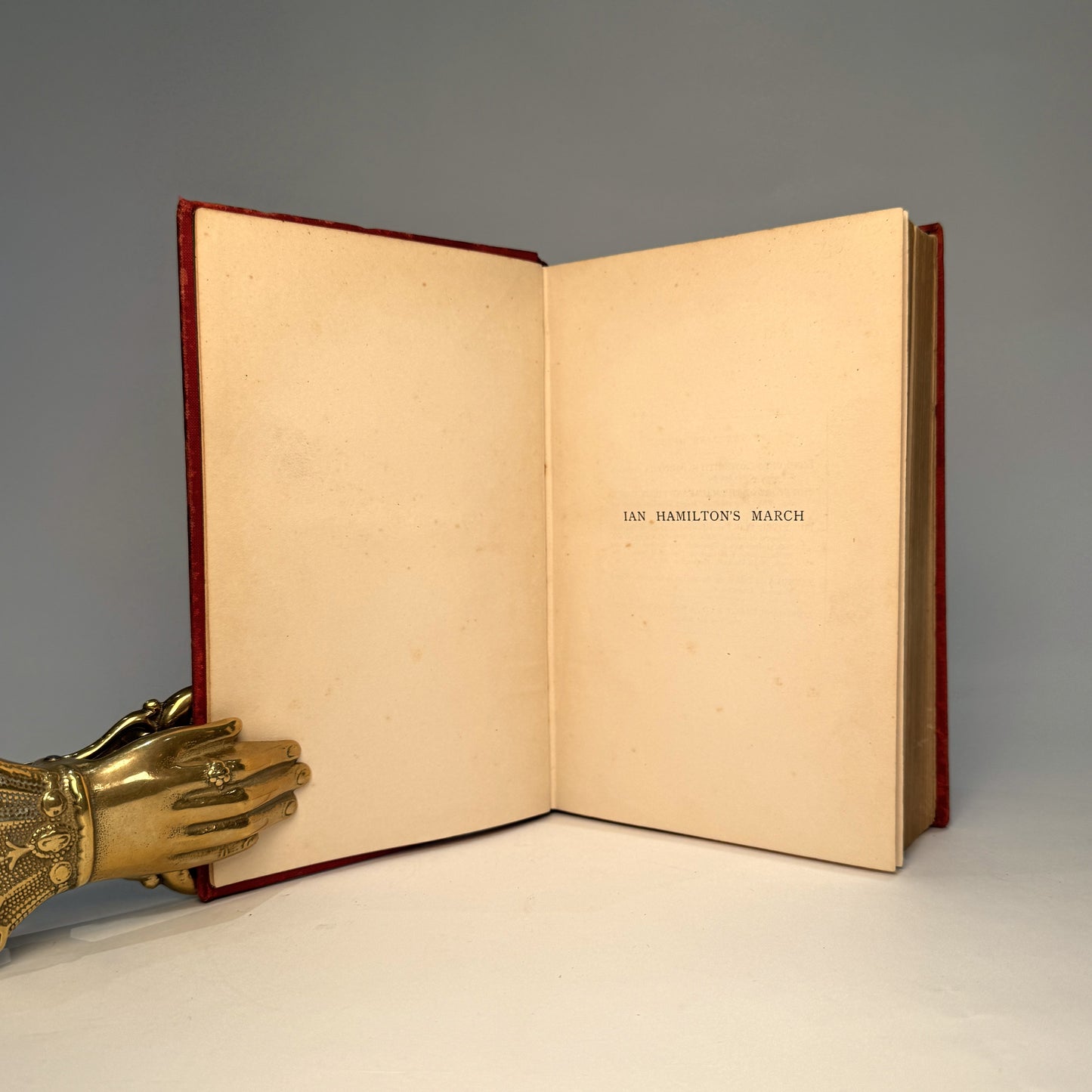 Ian Hamilton's March: A First Edition by Winston Churchill