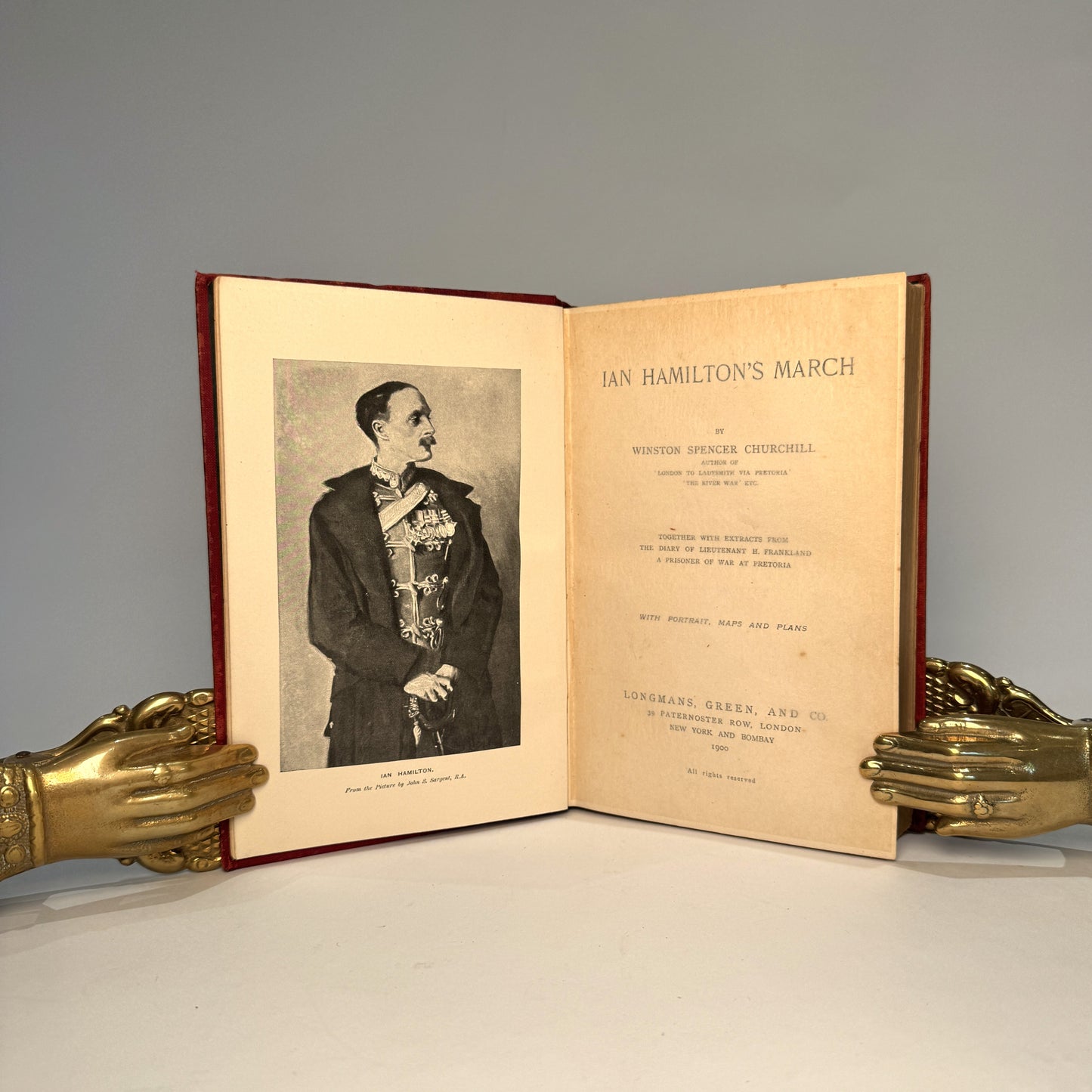 Ian Hamilton's March: A First Edition by Winston Churchill