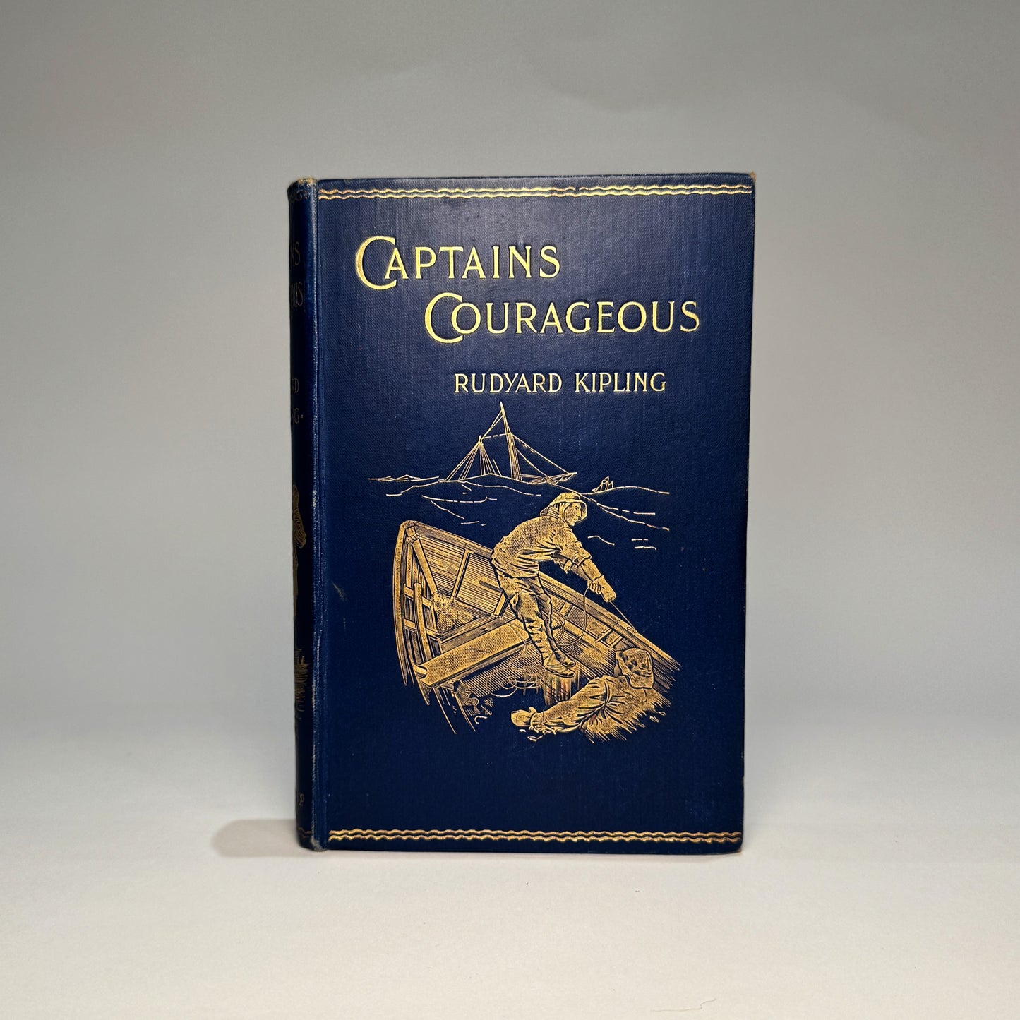 Captains Courageous. The Story of the Grand Banks. A Novel. With Illustrations by I.W. Taber. By Rudyard Kipling