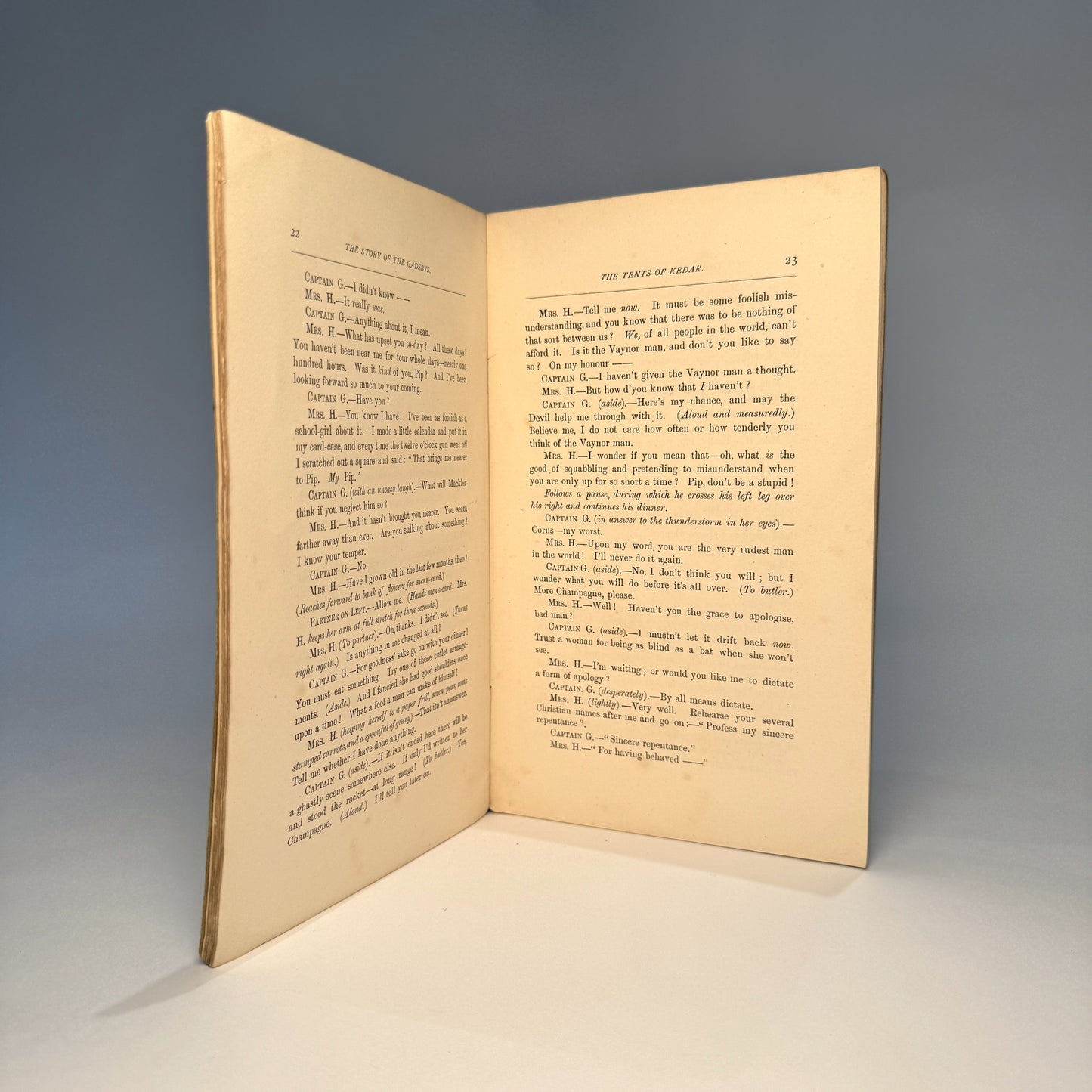 The Story of the Gadsbys. A Tale Without a Plot by Rudyard Kipling - Indian Railway Library