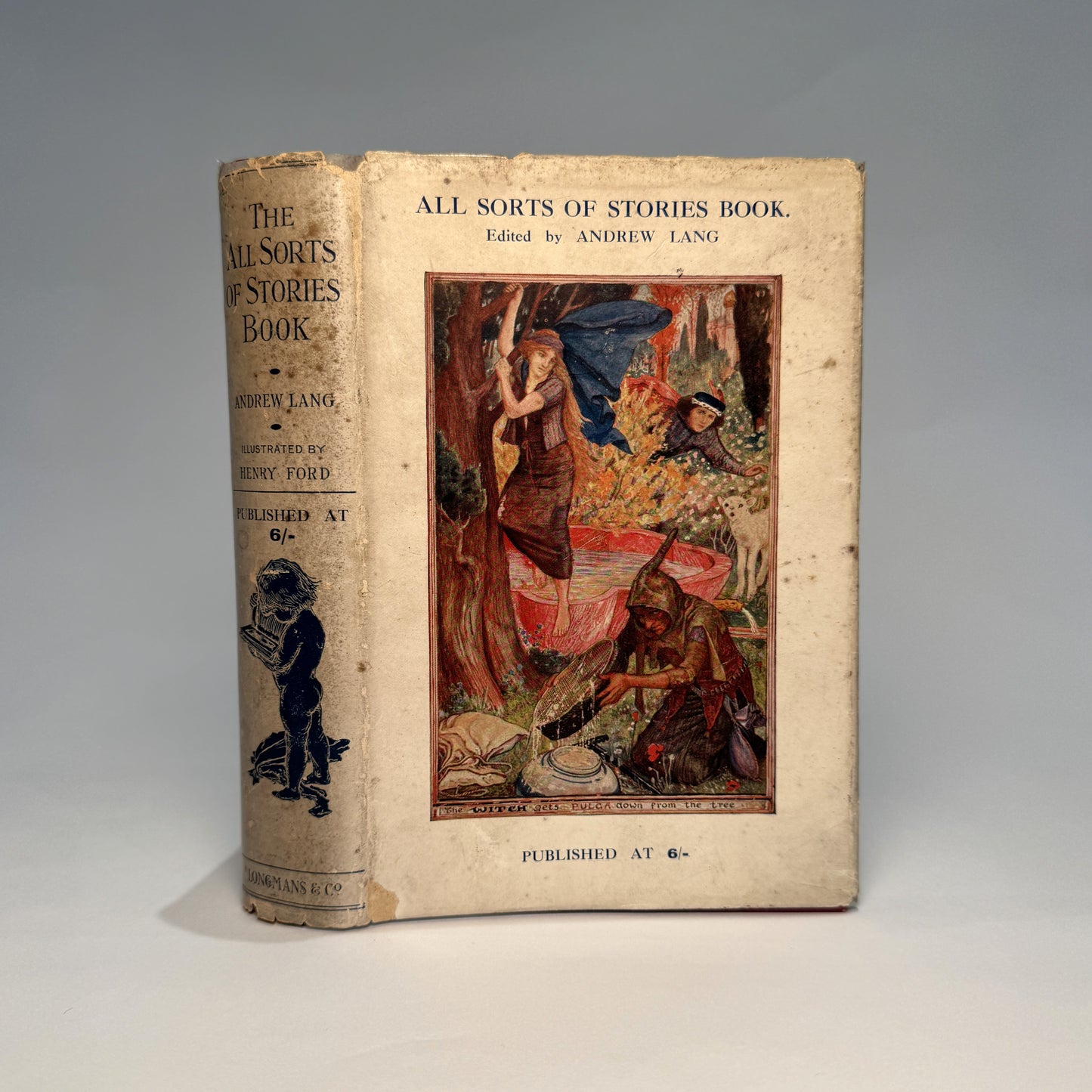 The All Sorts of Stories Book - Andrew Lang – Extremely Rare Original Dust Jacket