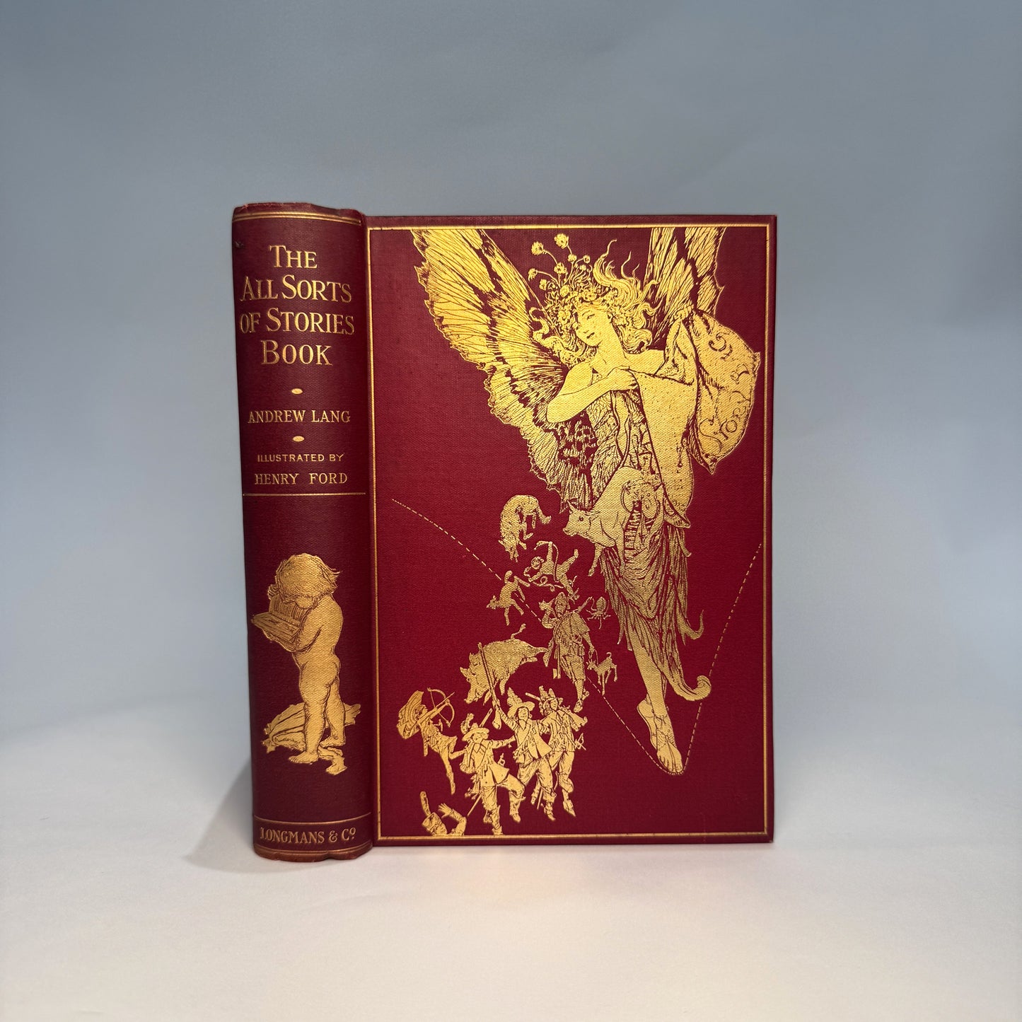 The All Sorts of Stories Book - Andrew Lang – Extremely Rare Original Dust Jacket