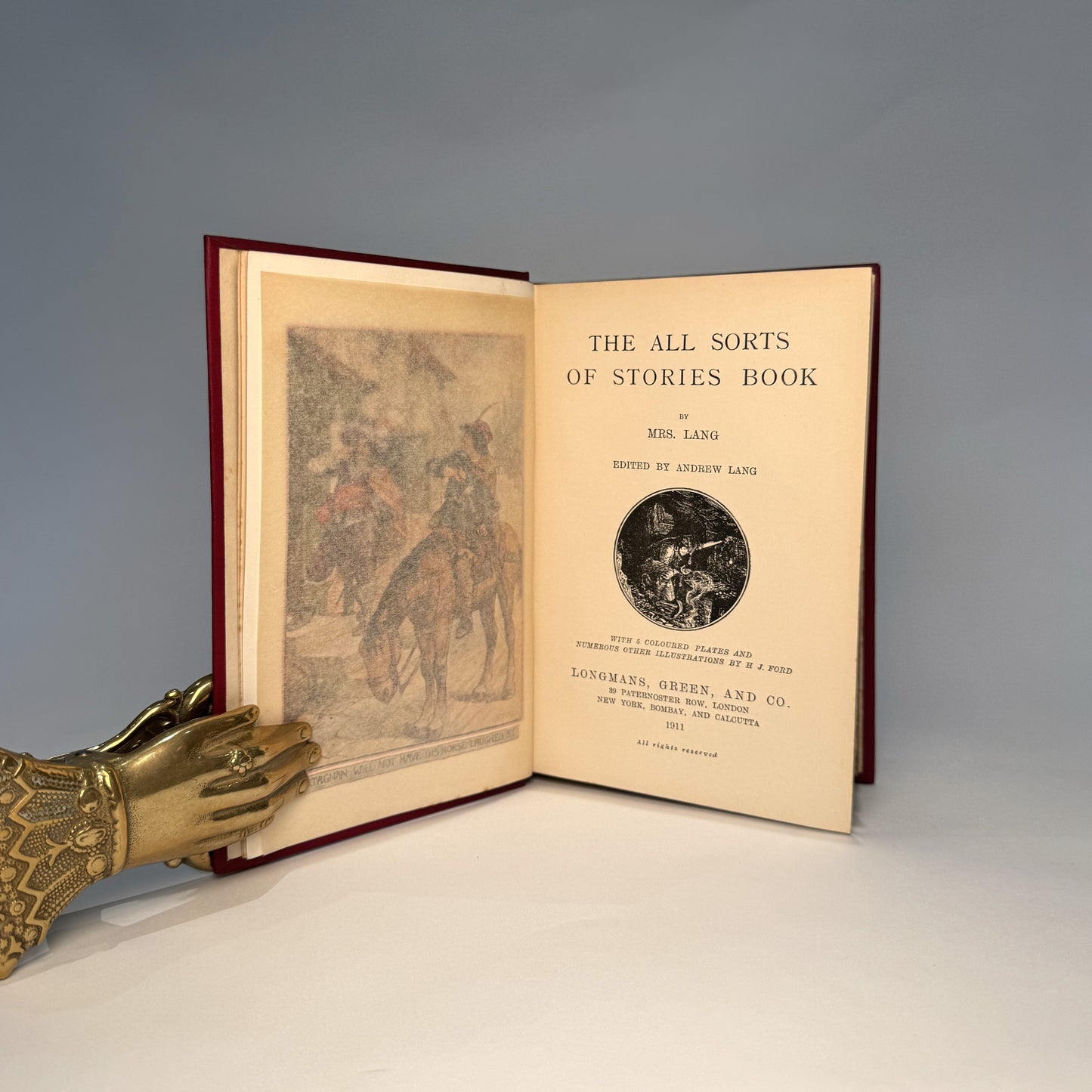 The All Sorts of Stories Book - Andrew Lang – Extremely Rare Original Dust Jacket