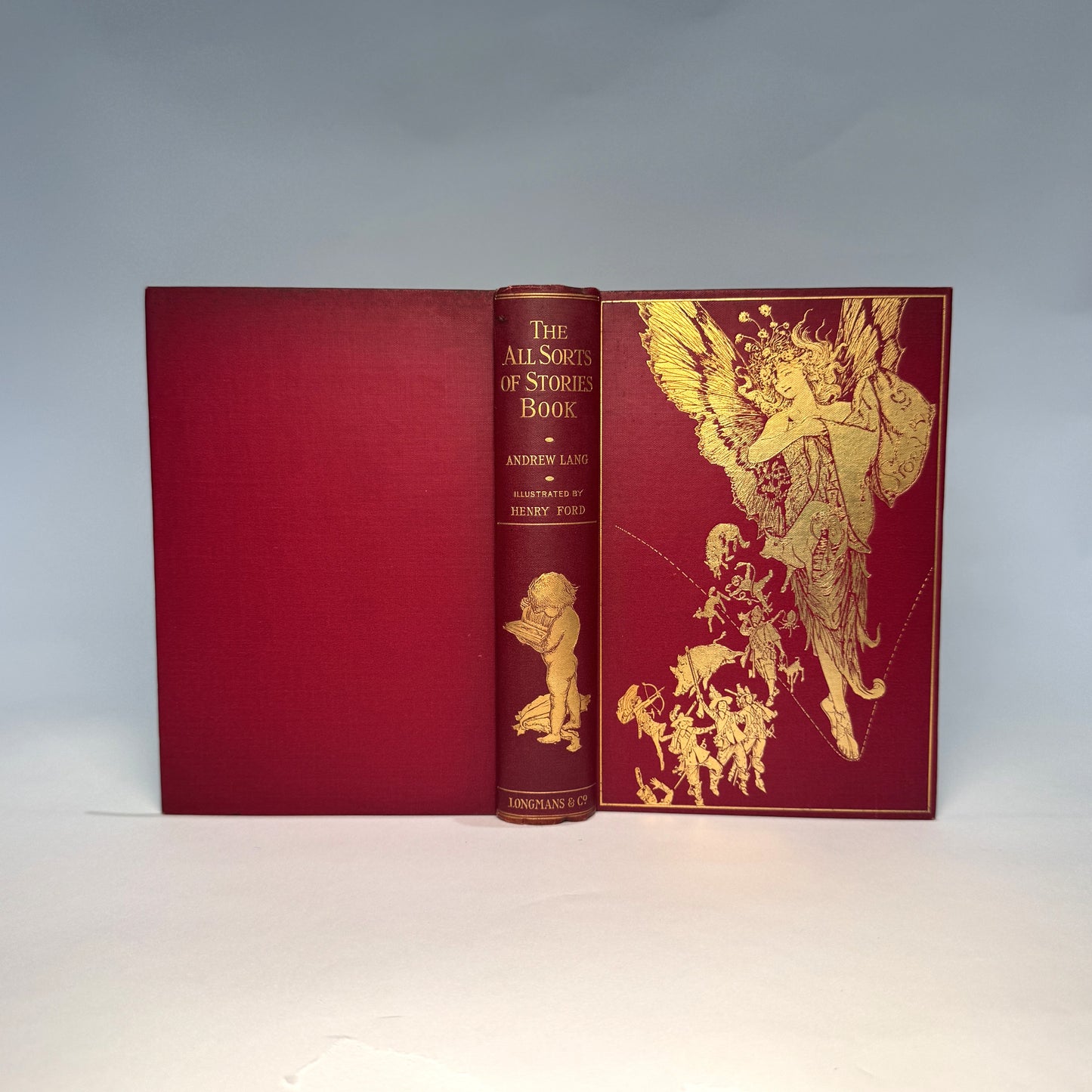 The All Sorts of Stories Book - Andrew Lang – Extremely Rare Original Dust Jacket