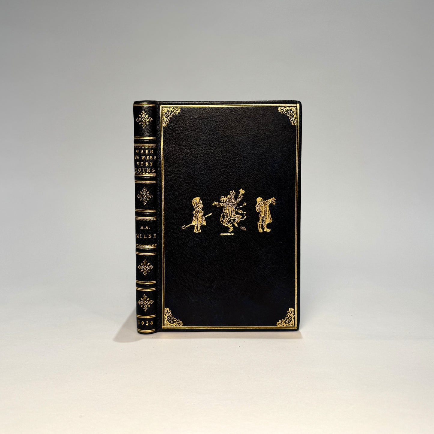 When We Were Very Young, Milne, A.A – With Decorations by Ernest H. Shepard. Finely Bound.