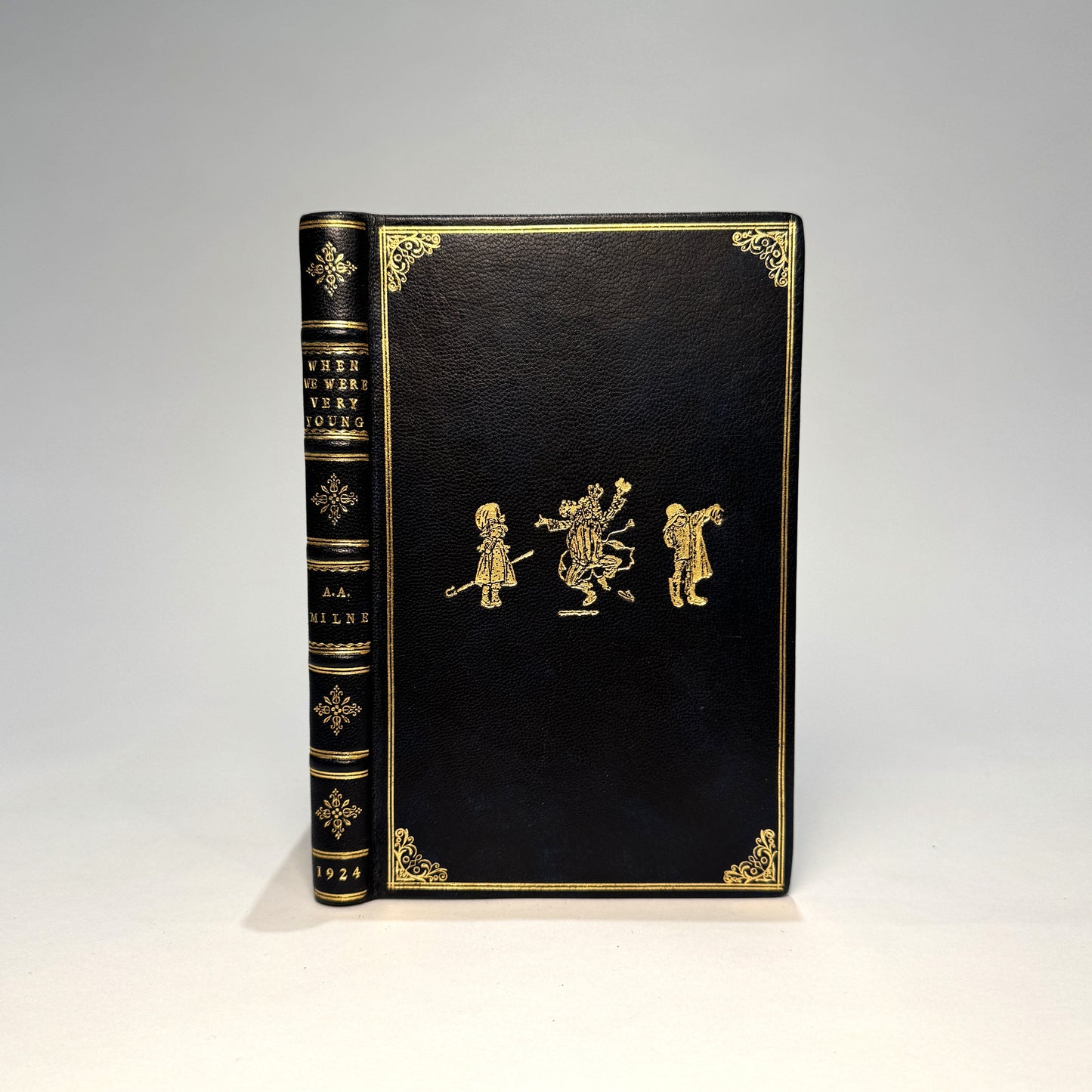 When We Were Very Young, Milne, A.A – With Decorations by Ernest H. Shepard. Finely Bound.