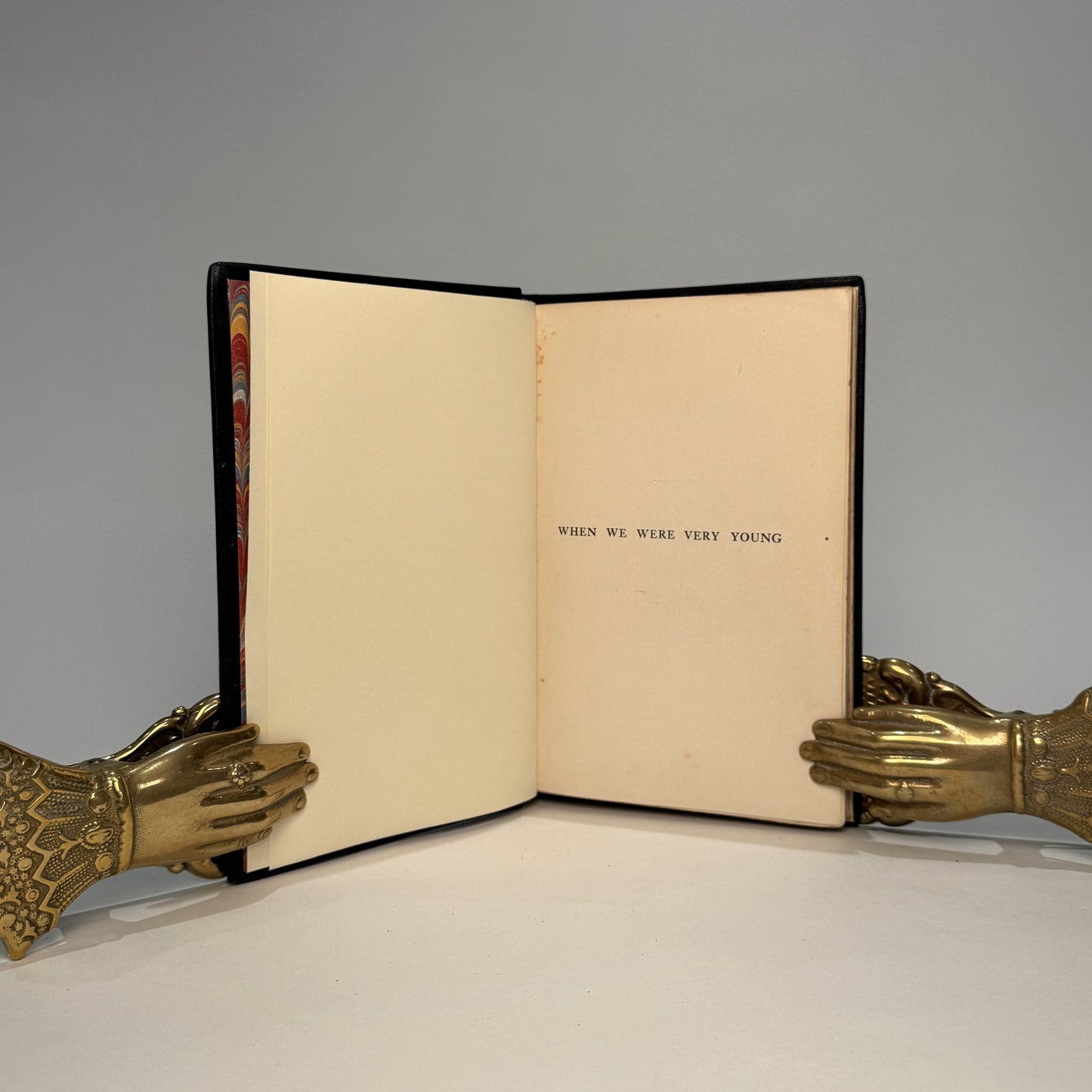 When We Were Very Young, Milne, A.A – With Decorations by Ernest H. Shepard. Finely Bound.