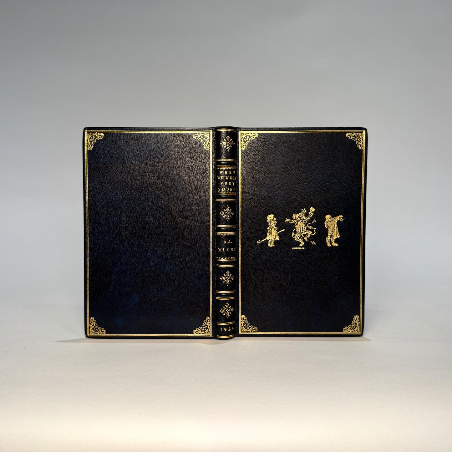 When We Were Very Young, Milne, A.A – With Decorations by Ernest H. Shepard. Finely Bound.