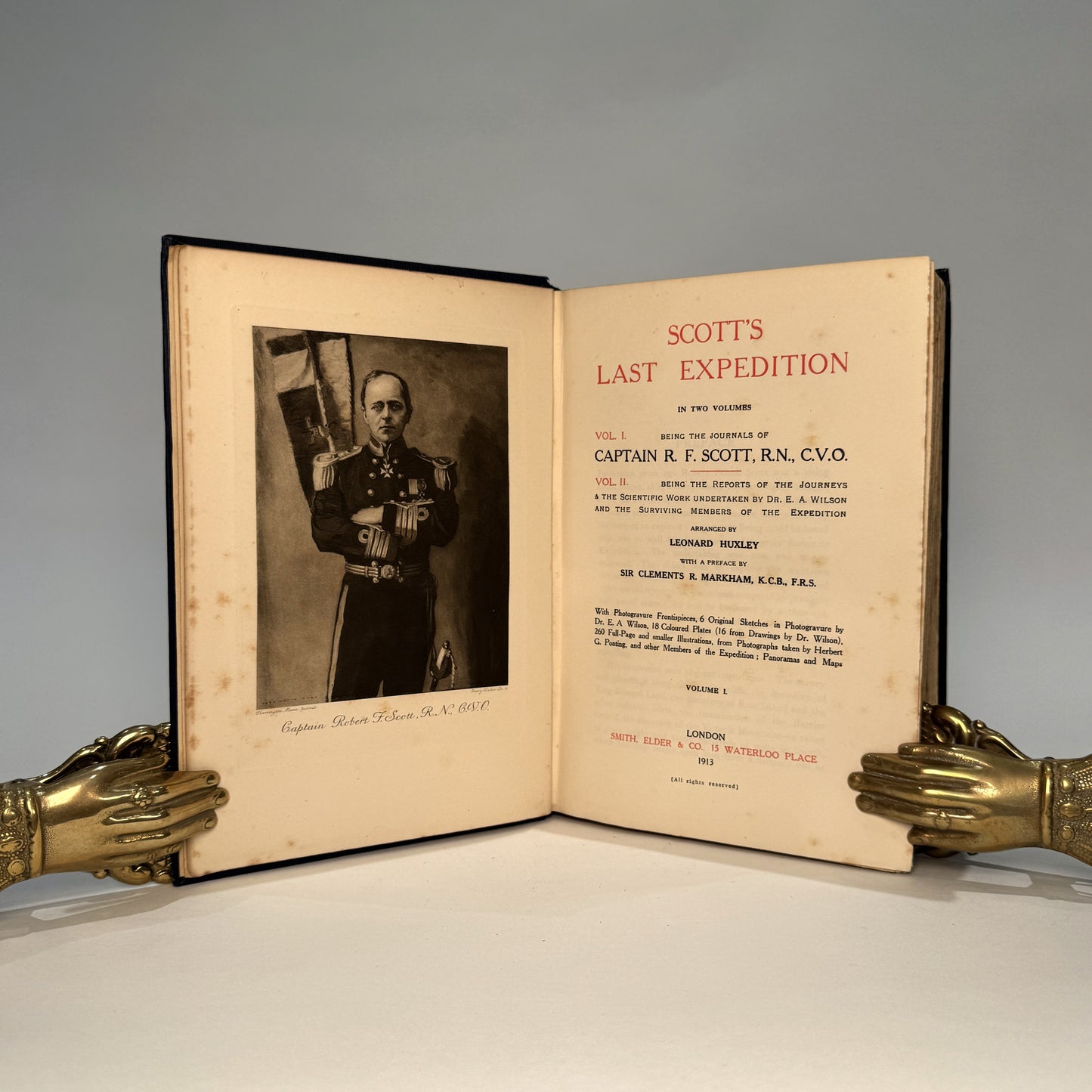 Scott’s Last Expedition – First Edition (1913), with Admiral Edward Evans Autograph – A Direct Link to the Terra Nova