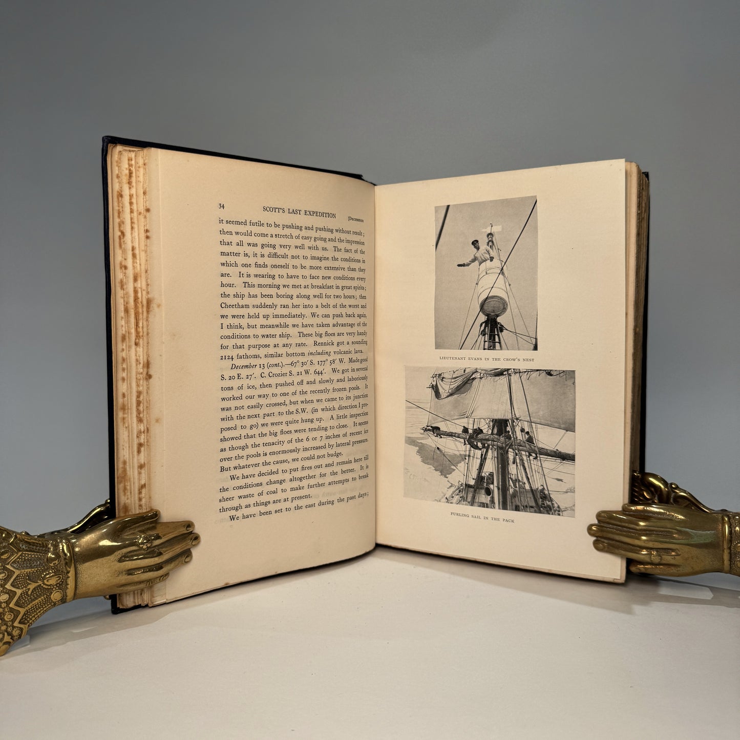 Scott’s Last Expedition – First Edition (1913), with Admiral Edward Evans Autograph – A Direct Link to the Terra Nova