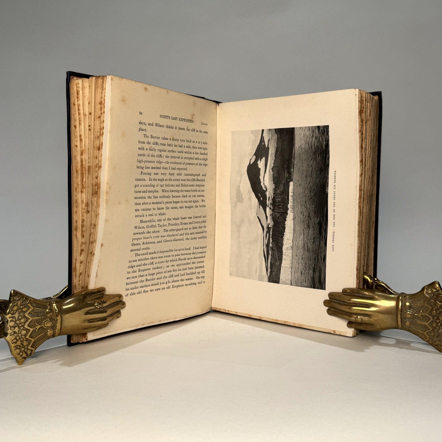 Scott’s Last Expedition – First Edition (1913), with Admiral Edward Evans Autograph – A Direct Link to the Terra Nova