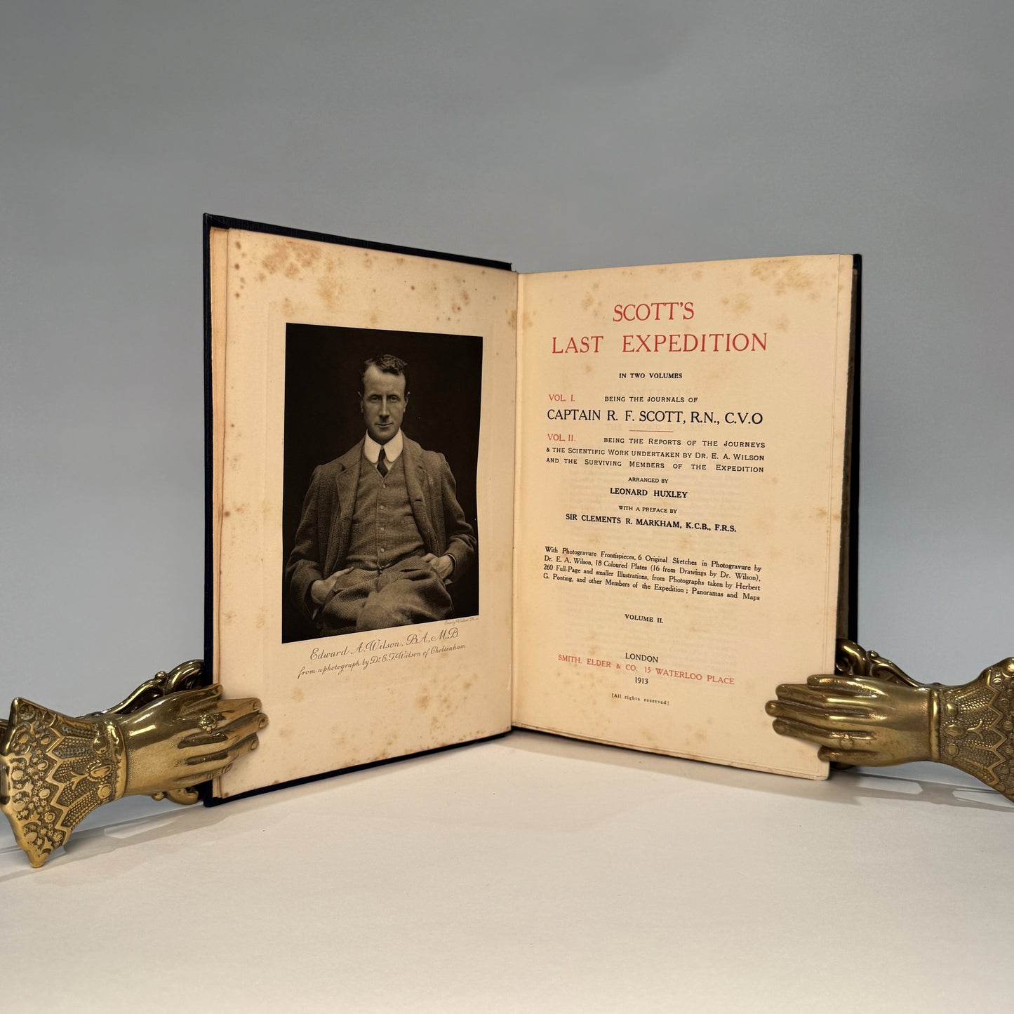 Scott’s Last Expedition – First Edition (1913), with Admiral Edward Evans Autograph – A Direct Link to the Terra Nova
