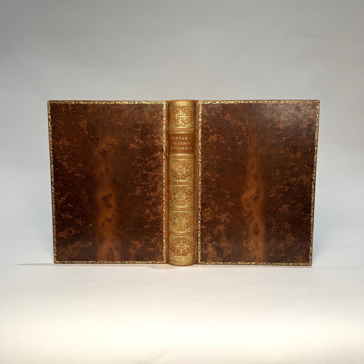 The Pilgrim’s Progress – John Bunyan – Nimmo 1890s Edition in Riviere & Son Full Polished Calf Binding