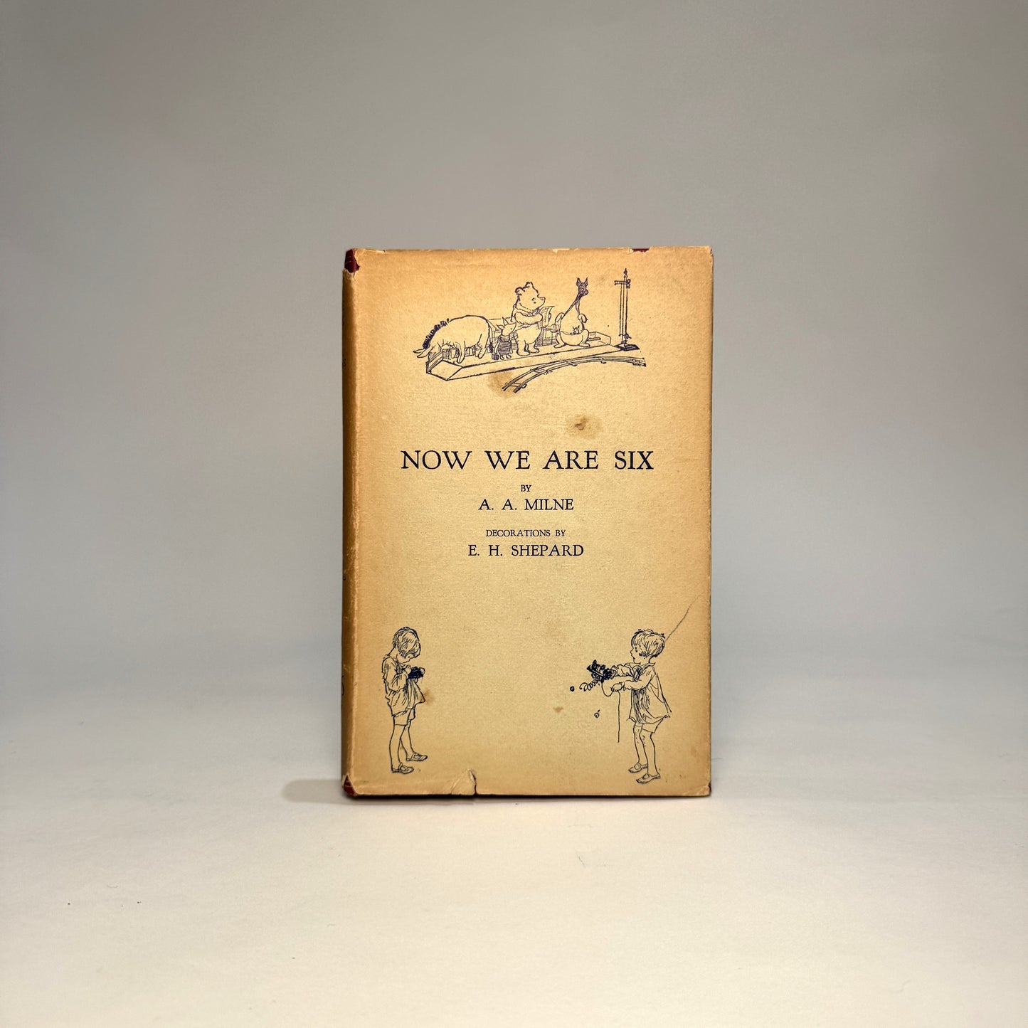 Now We Are Six – A. A. Milne, First Edition in Original Dust Jacket, Methuen & Co., 1927