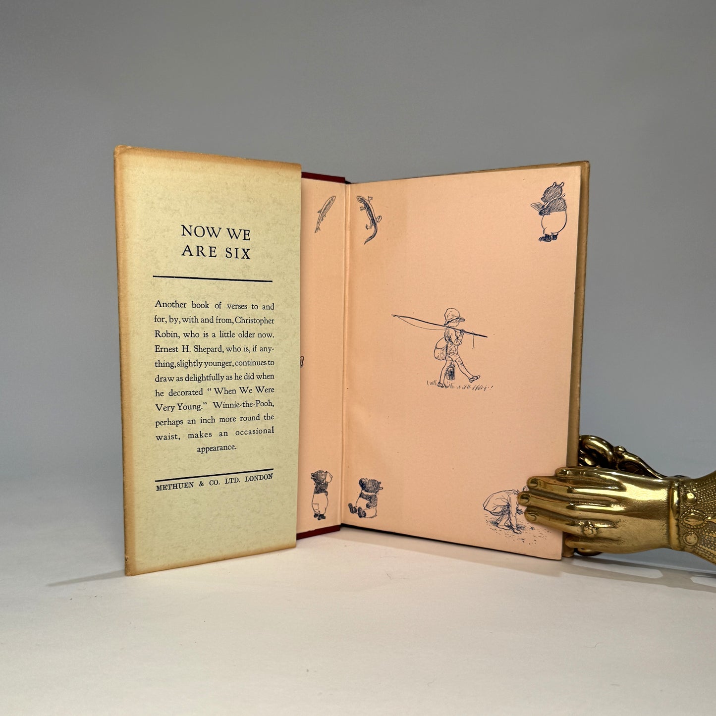 Now We Are Six – A. A. Milne, First Edition in Original Dust Jacket, Methuen & Co., 1927