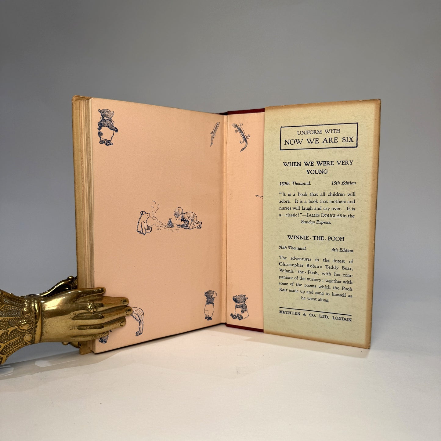 Now We Are Six – A. A. Milne, First Edition in Original Dust Jacket, Methuen & Co., 1927
