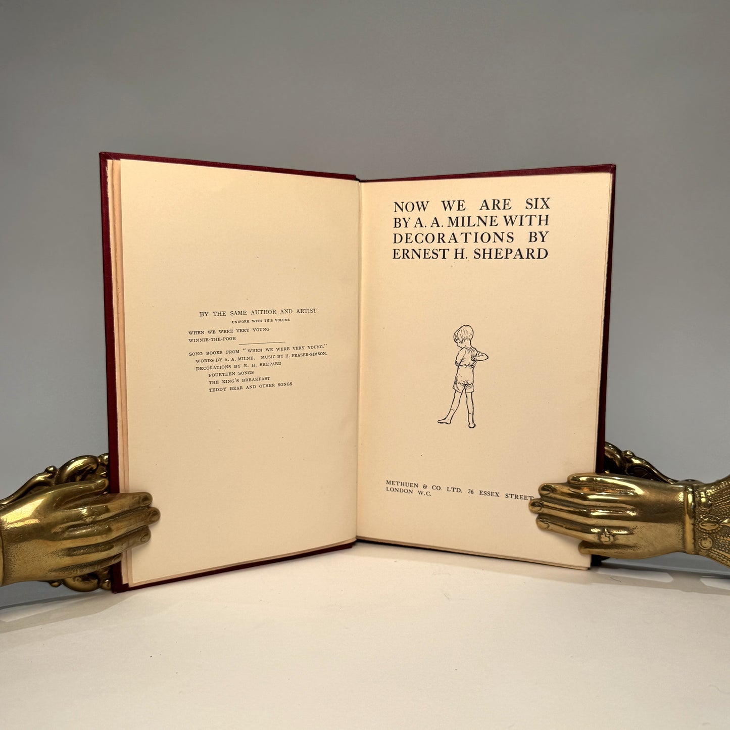 Now We Are Six – A. A. Milne, First Edition in Original Dust Jacket, Methuen & Co., 1927