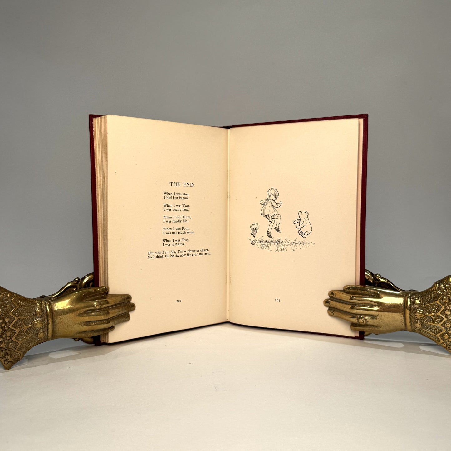 Now We Are Six – A. A. Milne, First Edition in Original Dust Jacket, Methuen & Co., 1927