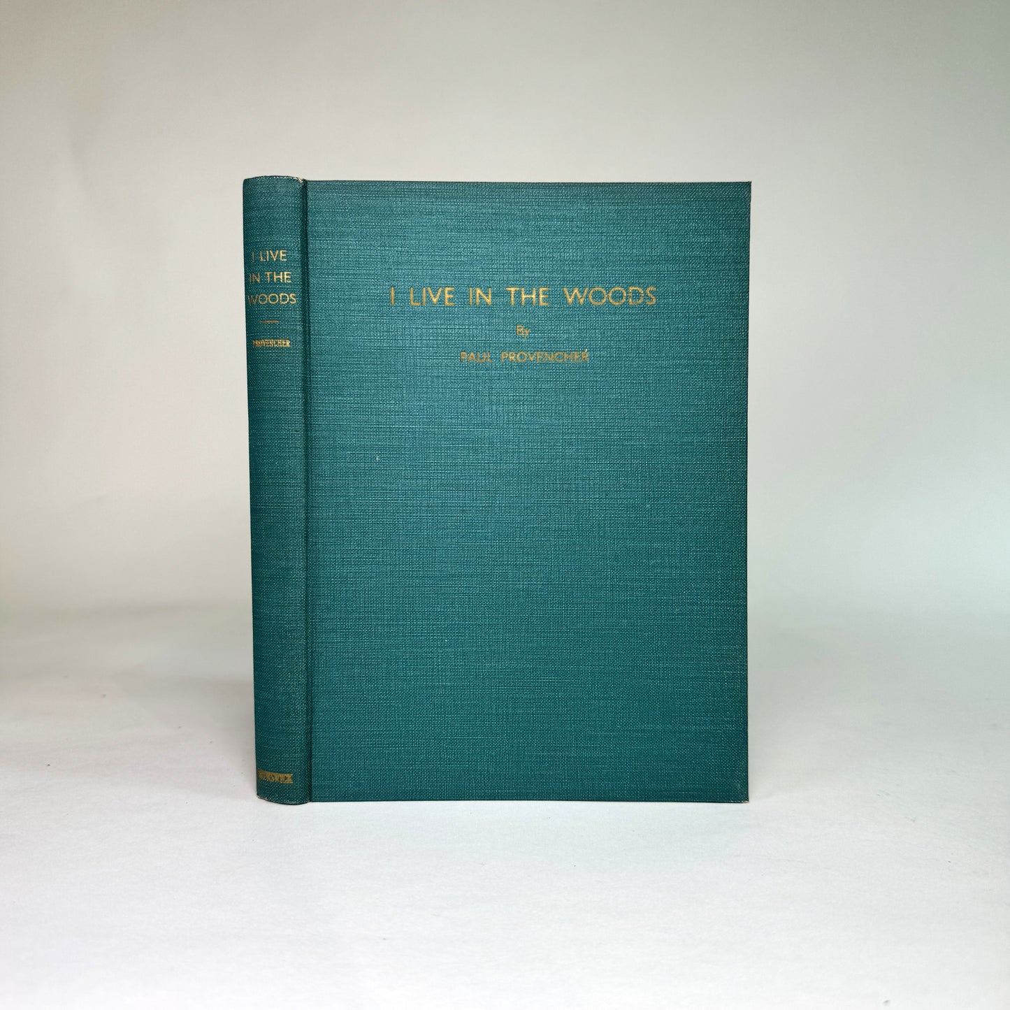Paul Provencher I Live in the Woods - Presentation Copy to Lord Portal