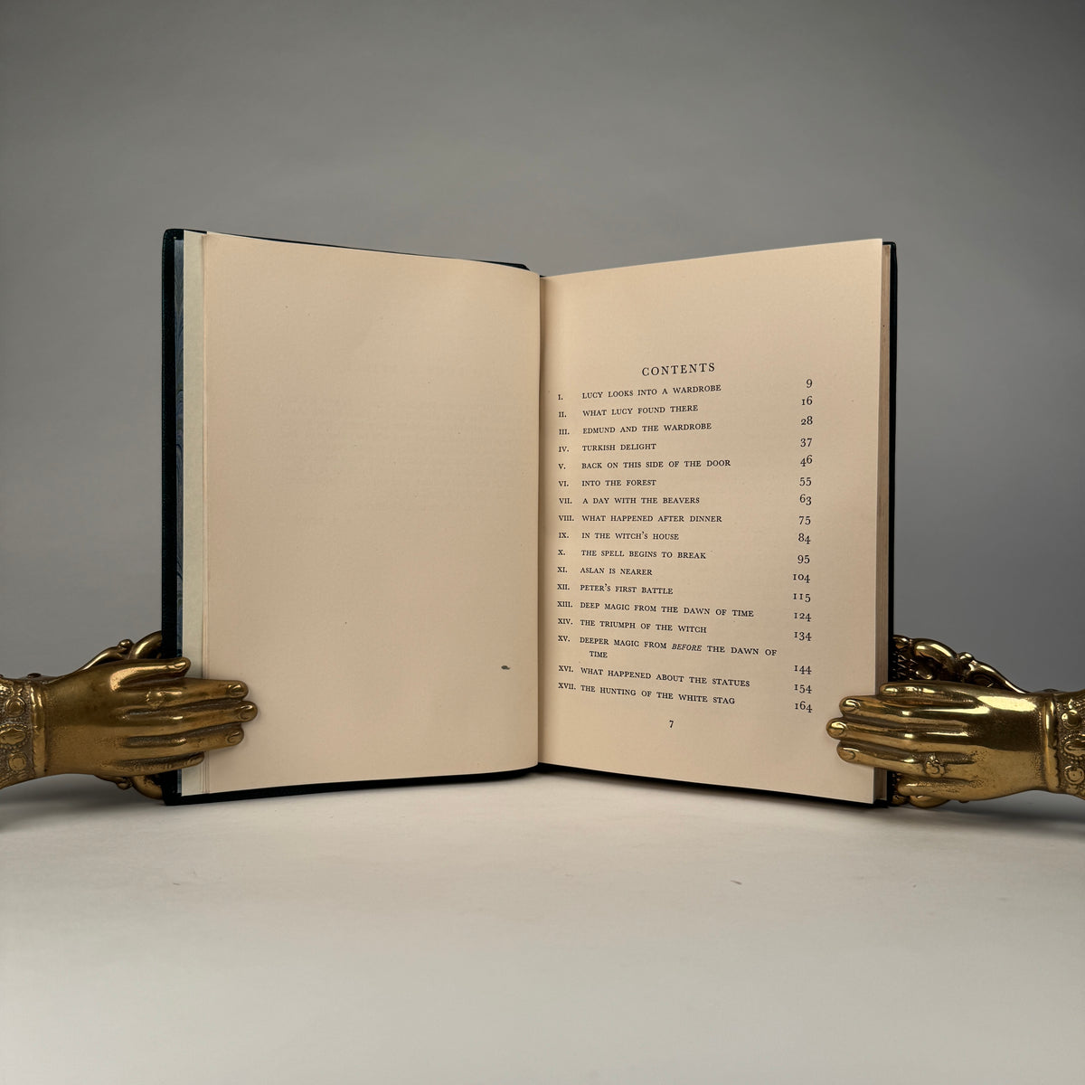 C. S. Lewis, The Lion, the Witch and the Wardrobe - Finely Bound in Full Green Morocco