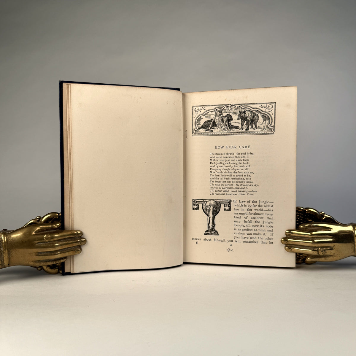 Rudyard Kipling’s The Jungle Book & The Second Jungle Book - Original Gilt Cloth Two-Volume Set