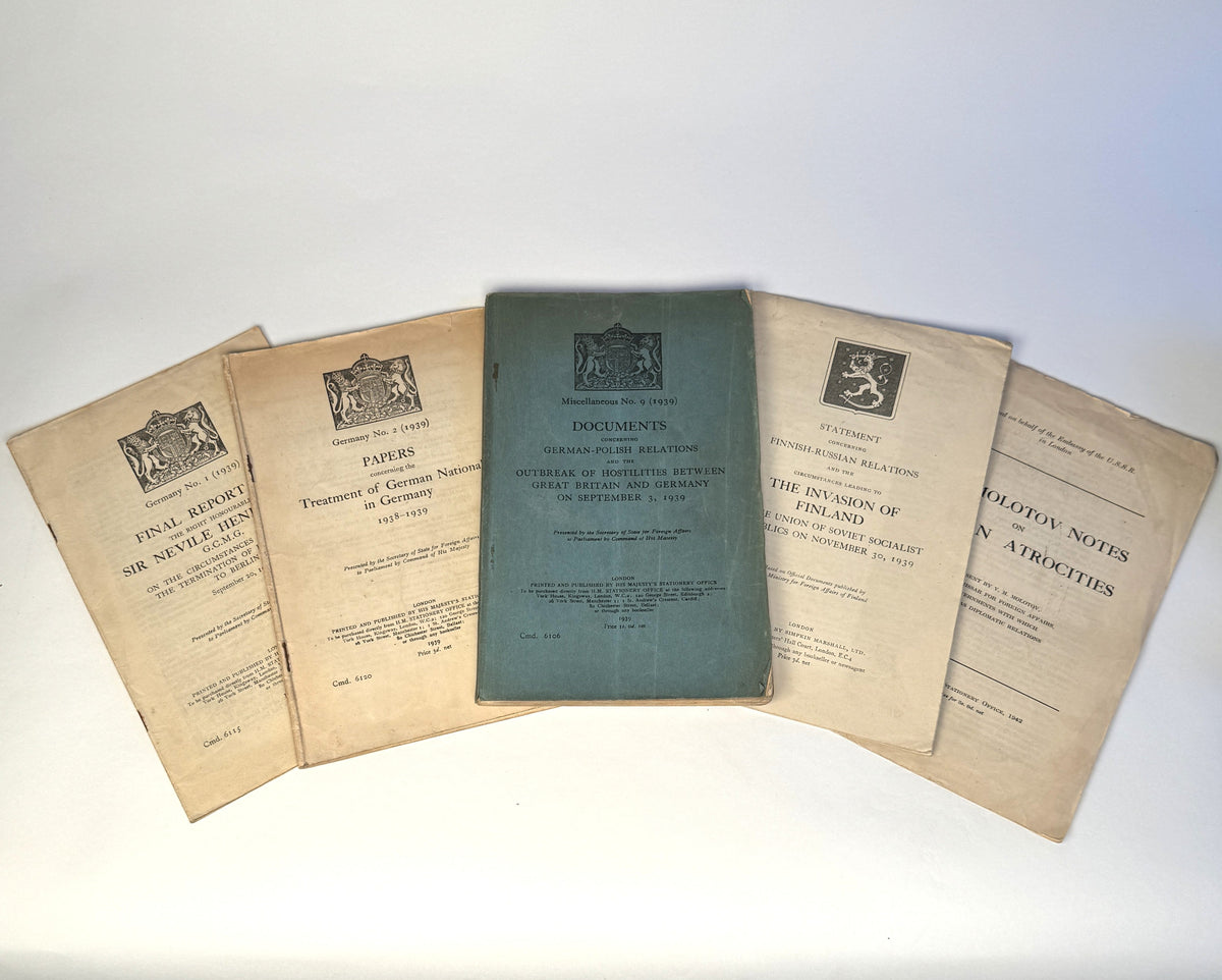 The Road to War - Five Government Papers from the Library of Lord Portal, 1939-1942