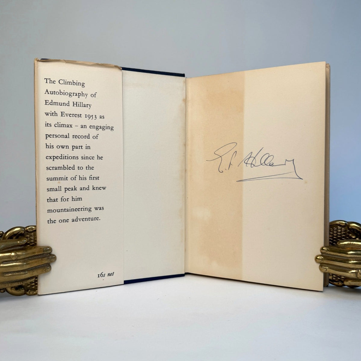 High Adventure by Edmund Hillary - Signed with the Scarce E. P. Hillary Signature