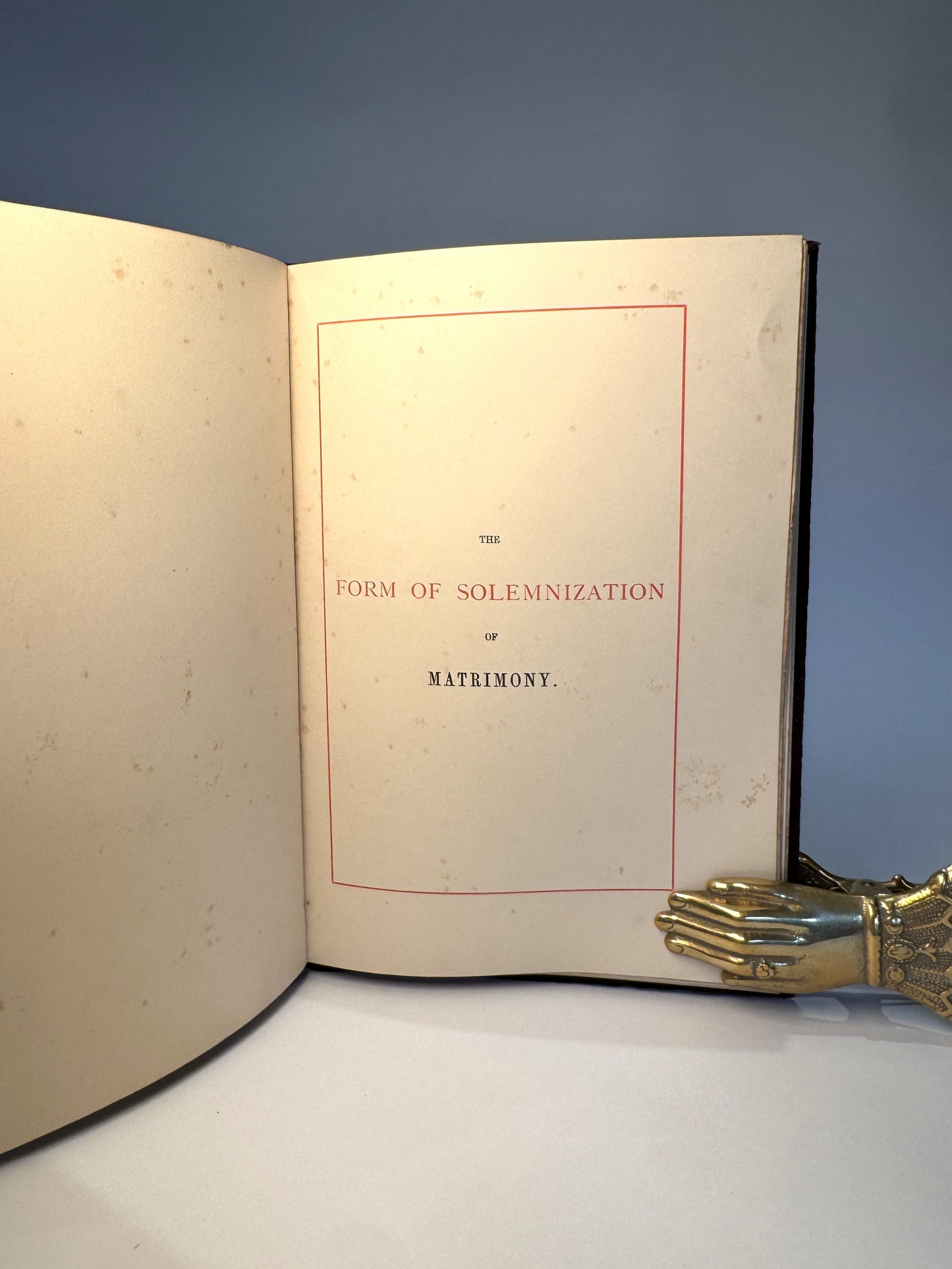 Original 1893 Royal Wedding Order of Service - King George V & Queen Mary - Purple Velvet Binding