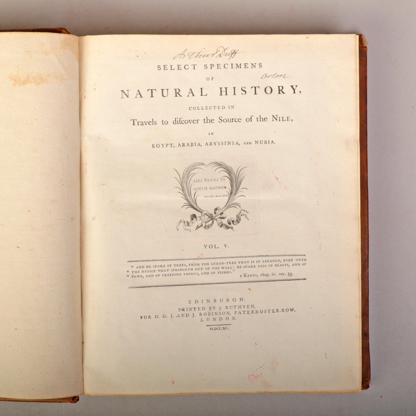 Travels to Discover the Source of the Nile by James Bruce