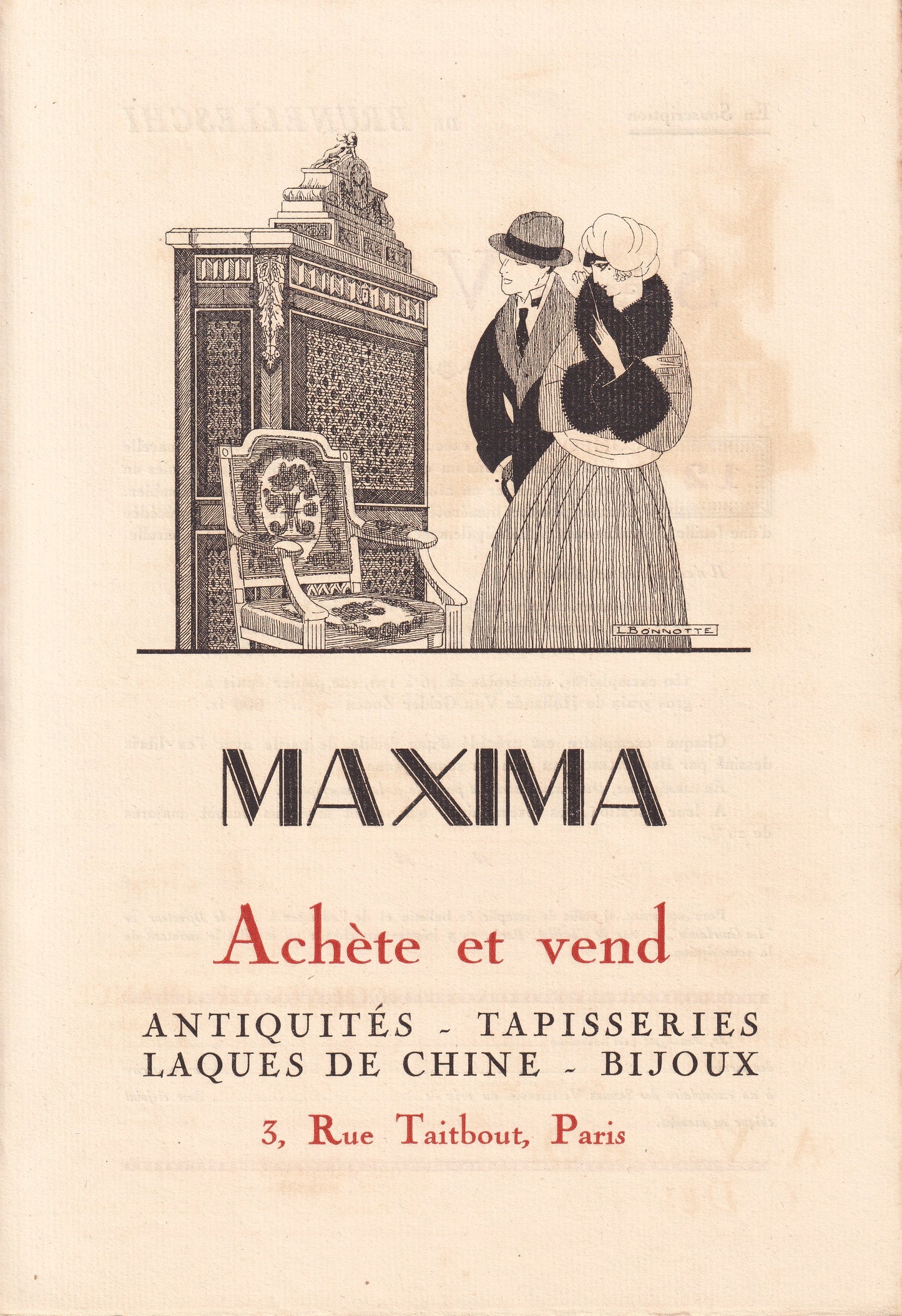 Maxima Paris Advertisement