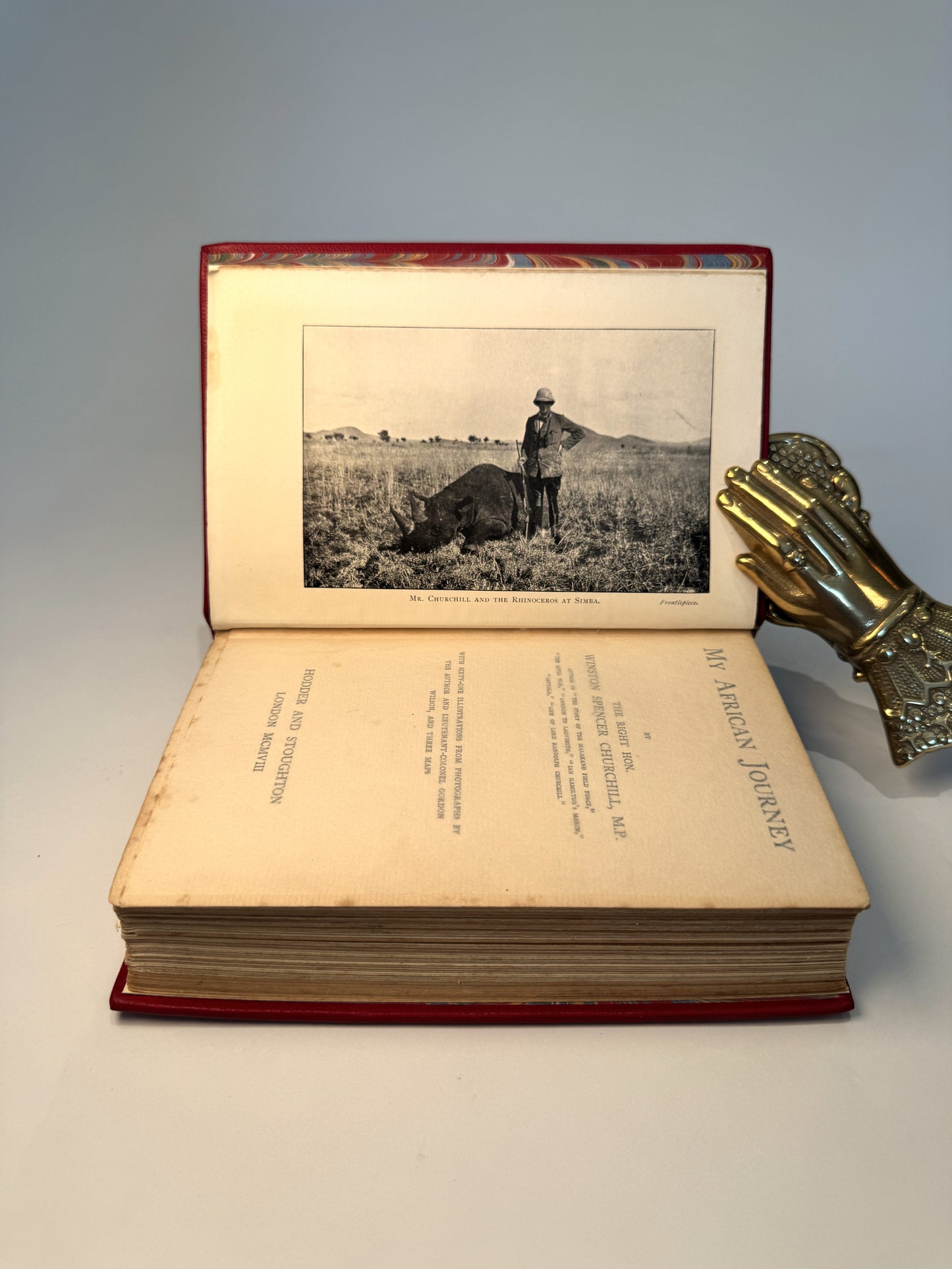 My African Journey by Winston S. Churchill - Finely Bound & Gilt