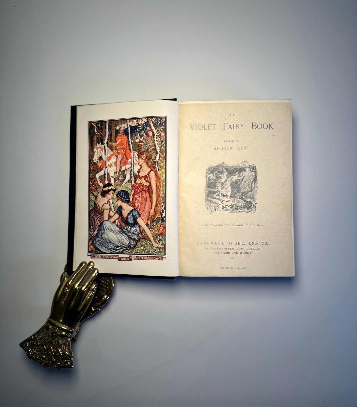 The Violet Fairy Book by Andrew Lang