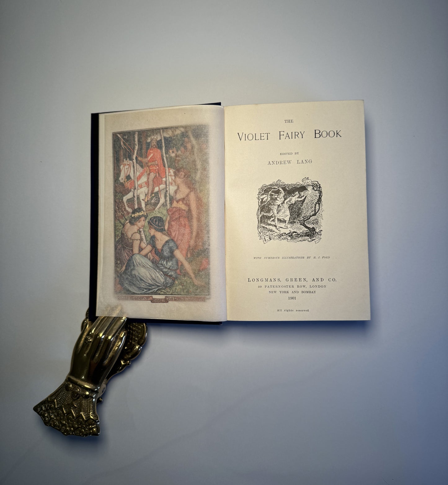 The Violet Fairy Book by Andrew Lang