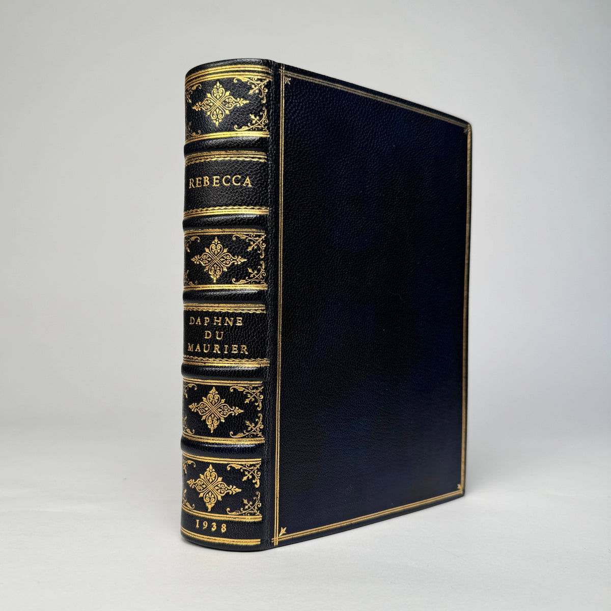 Rebecca by Daphne du Maurier - Fine Navy Morocco Binding, 1938